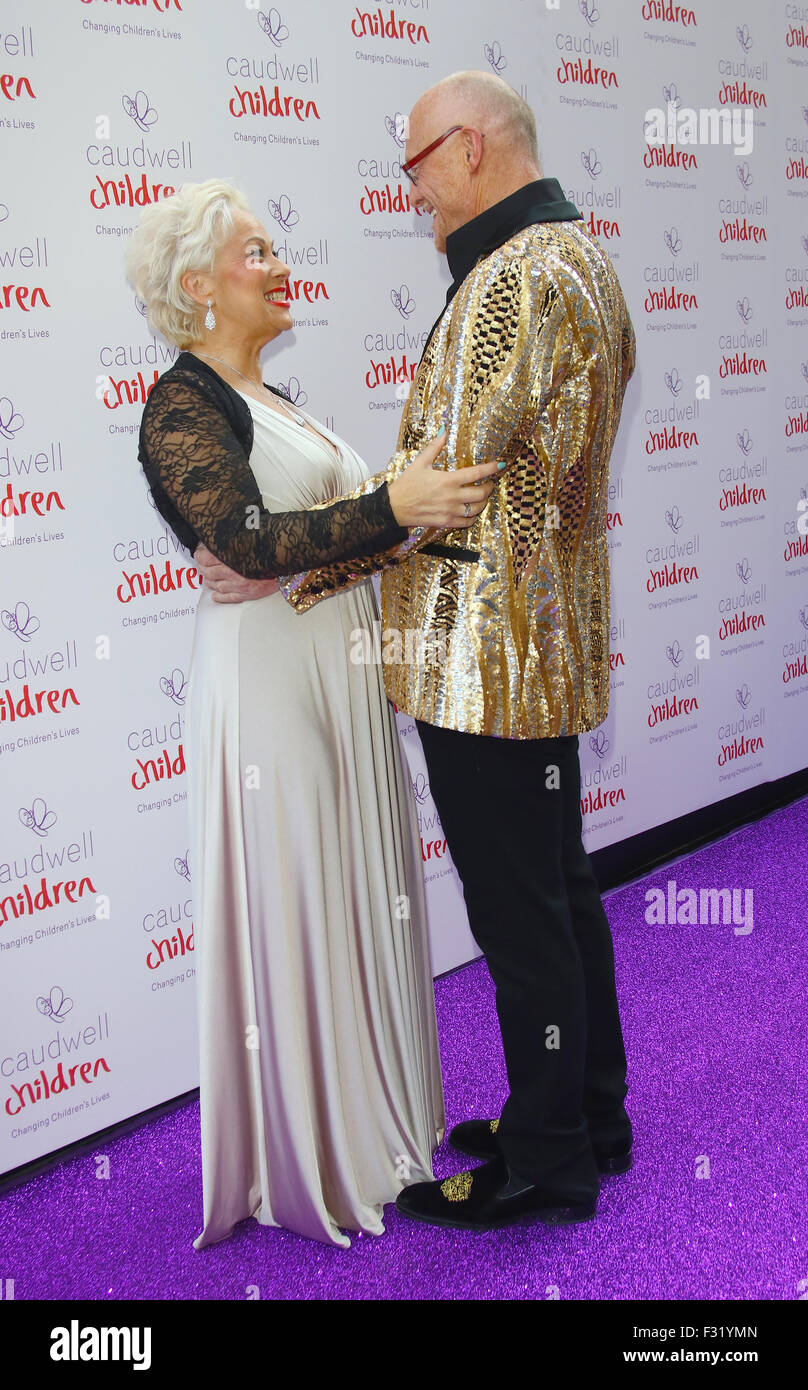 Londra, UK, 25 Giugno 2015: Denise Welch e John Caudwell frequentare i bambini Caudwell Butterfly Ball, Grosvenor House Hotel, P Foto Stock