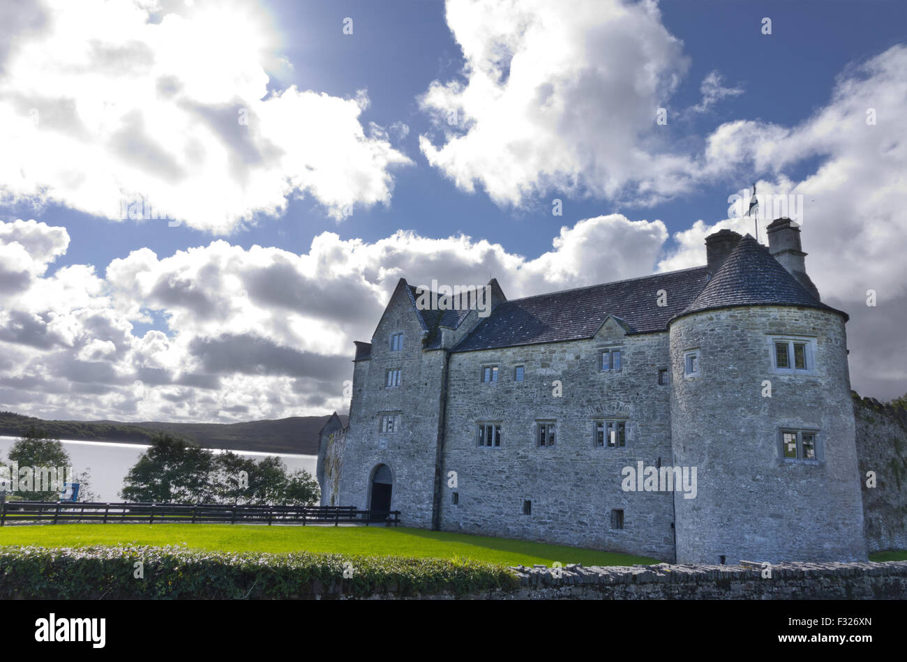 Castello di Parke.Co. Leitrim Irlanda Foto Stock
