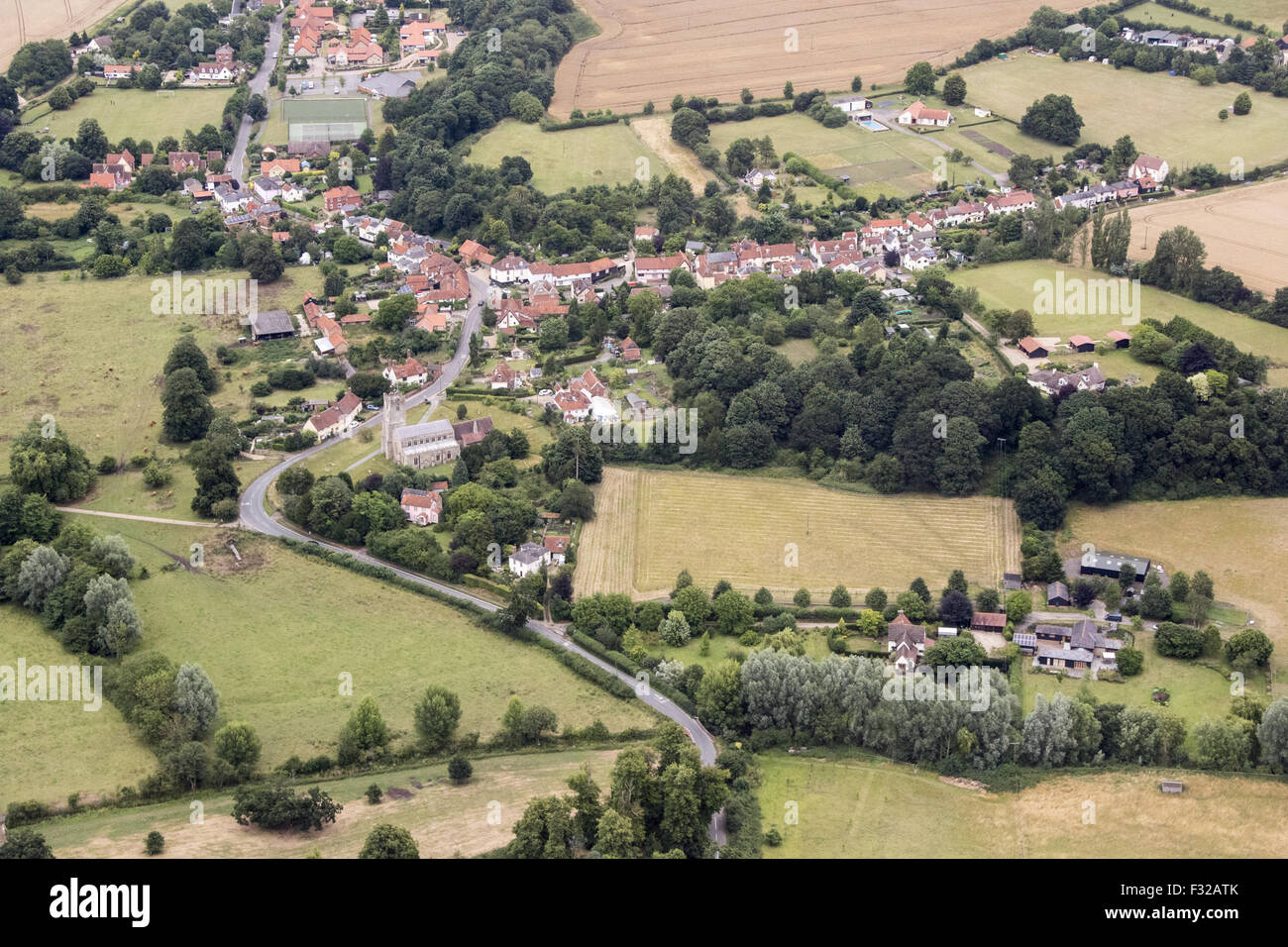 Coddenham è un villaggio e parrocchia civile nel Suffolk in Inghilterra orientale. Foto Stock