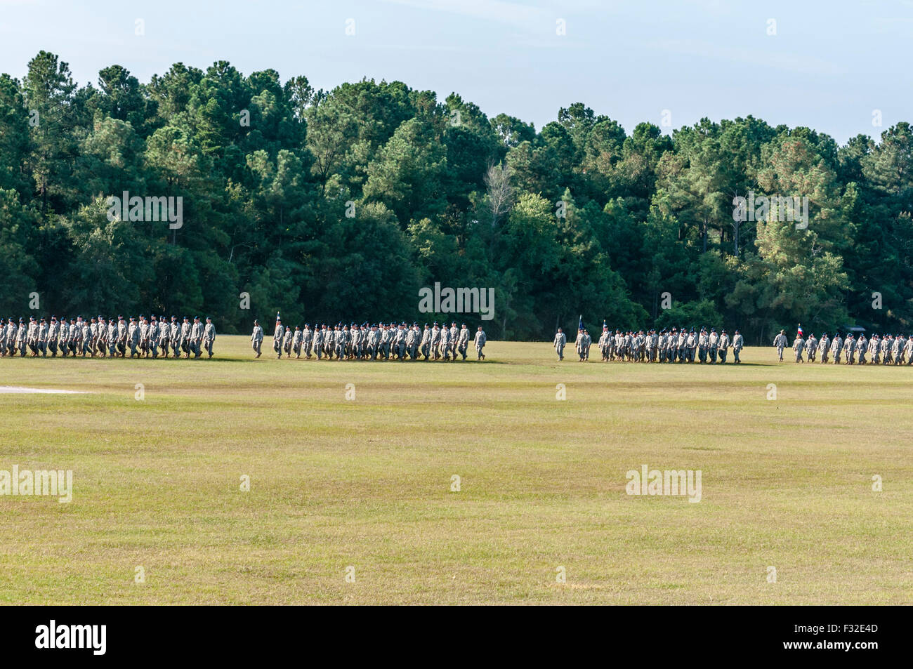Stati Uniti Esercito di soldati a formazione di base Ceremonia di consegna dei diplomi Foto Stock