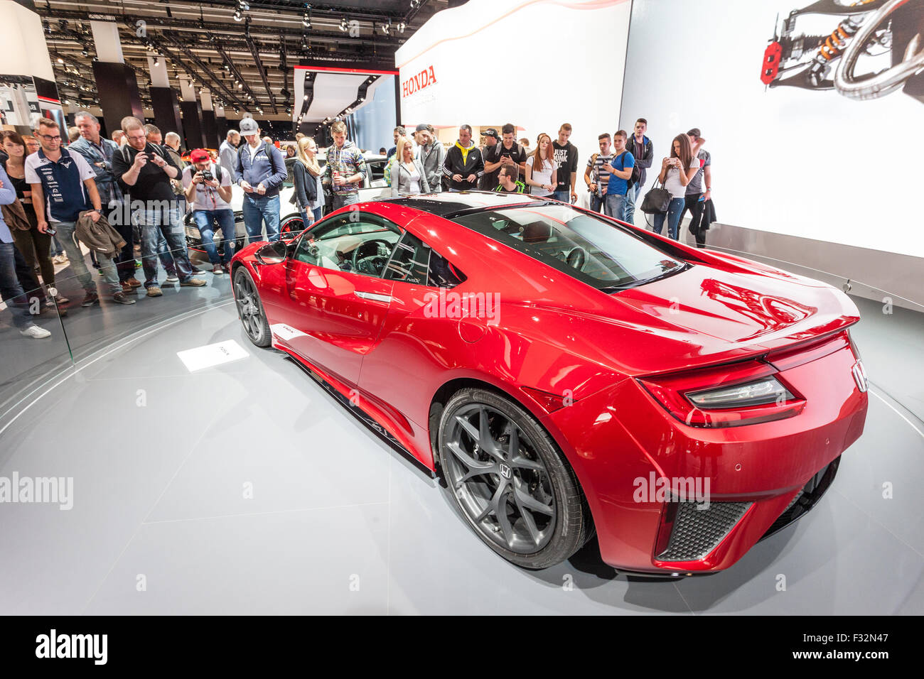 Honda NSX Auto sportiva al IAA International Motor Show 2015 Foto Stock