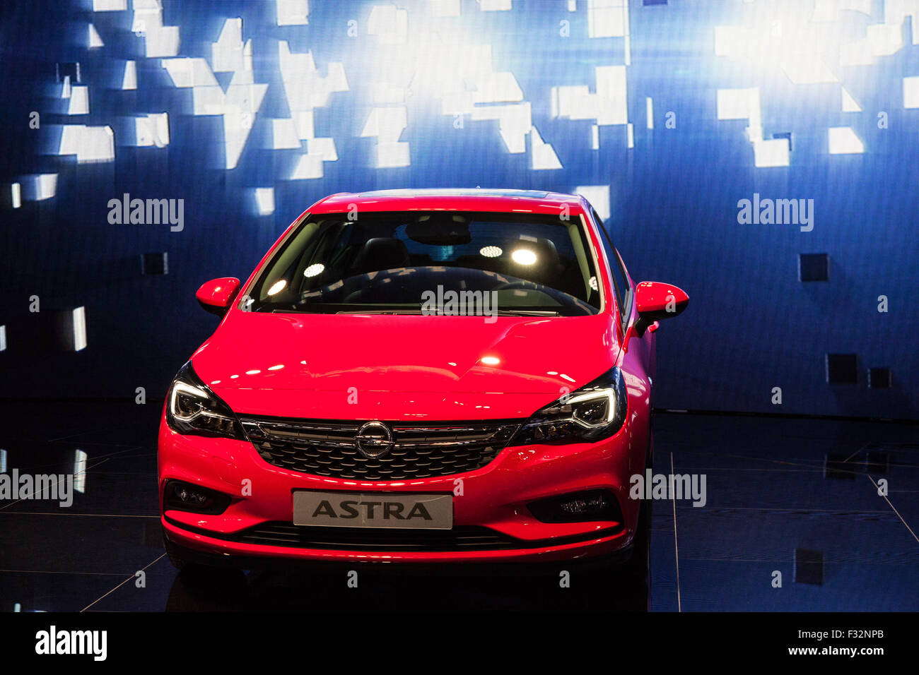 La nuova Opel Astra presso la IAA International Motor Show 2015 Foto Stock