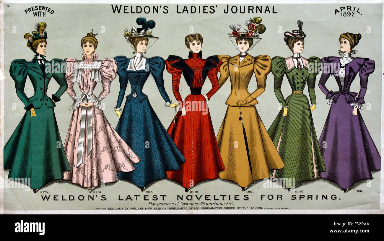 Weldon il Signore ufficiale pubblicato da Weldon e Società 1895 -1900 mano incisioni colorate London Inghilterra England Foto Stock