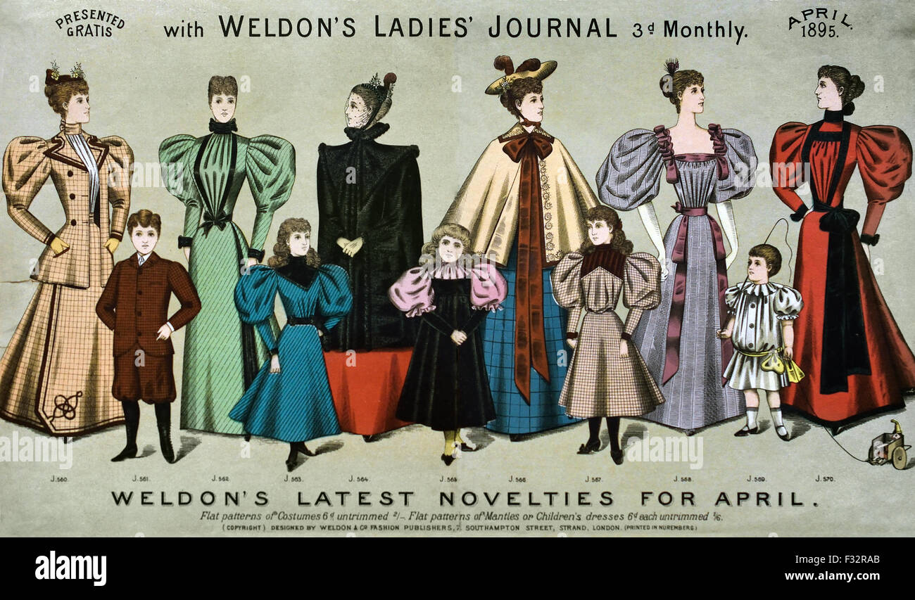 Weldon il Signore ufficiale pubblicato da Weldon e Società 1895 -1900 mano incisioni colorate London Inghilterra England Foto Stock