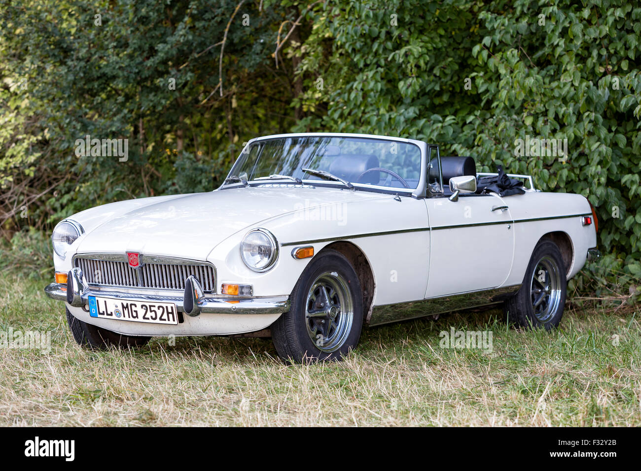 Auto d'epoca MG Foto Stock
