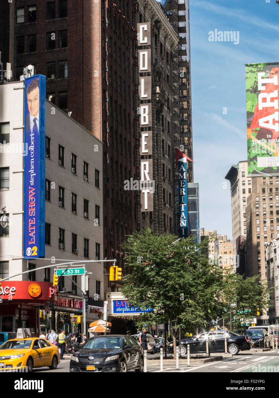 Ed Sullivan Theater, NYC Foto Stock