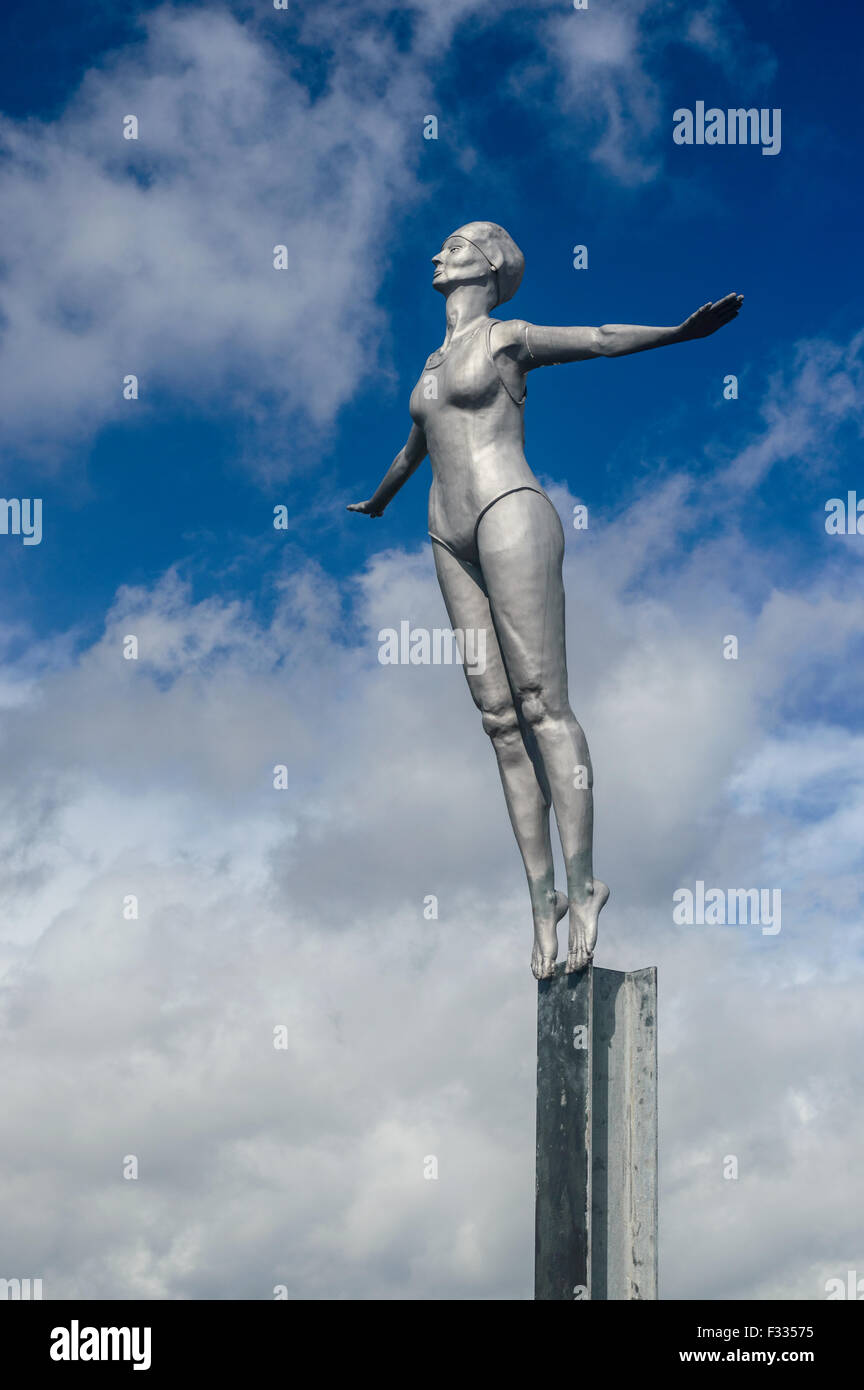'Dsalone Belle' statua,Scarborough Foto Stock