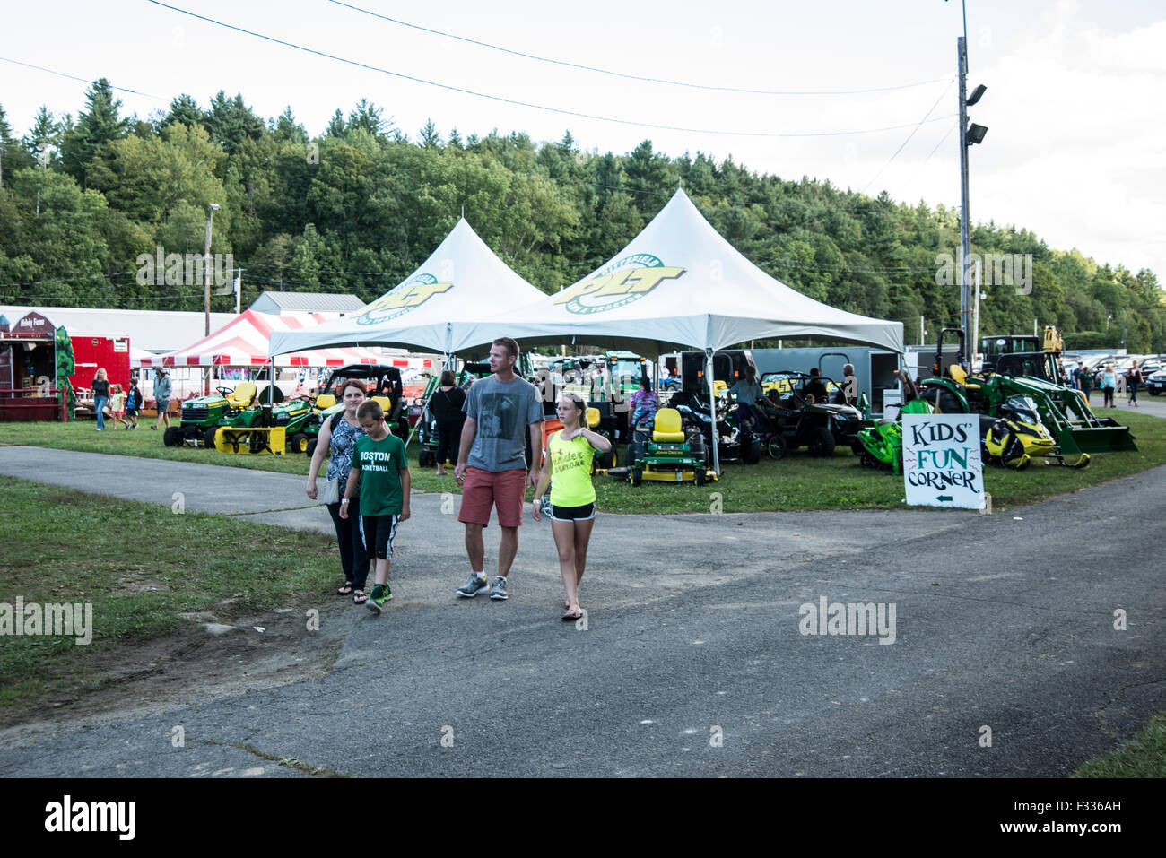 Fiera Cummington apre ogni agosto, una cittadina nella contea di Hampshire, Massachusetts Foto Stock