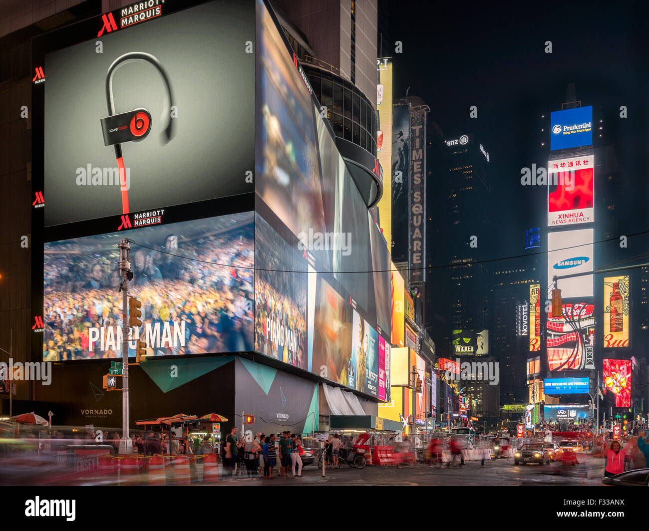 Times Square a Broadway Foto Stock