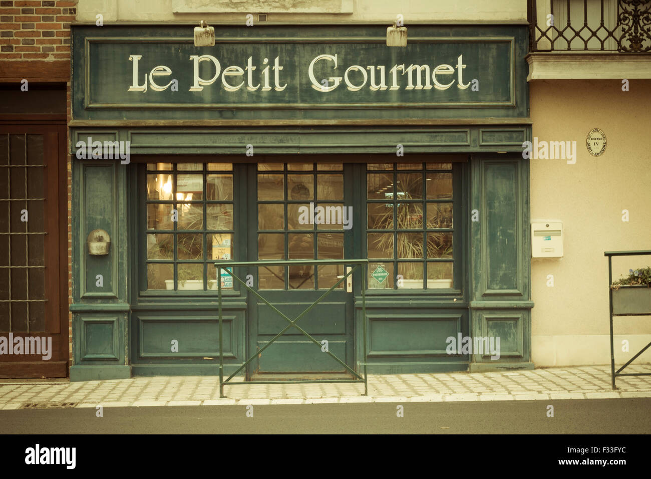 Il ristorante francese. Foto Stock