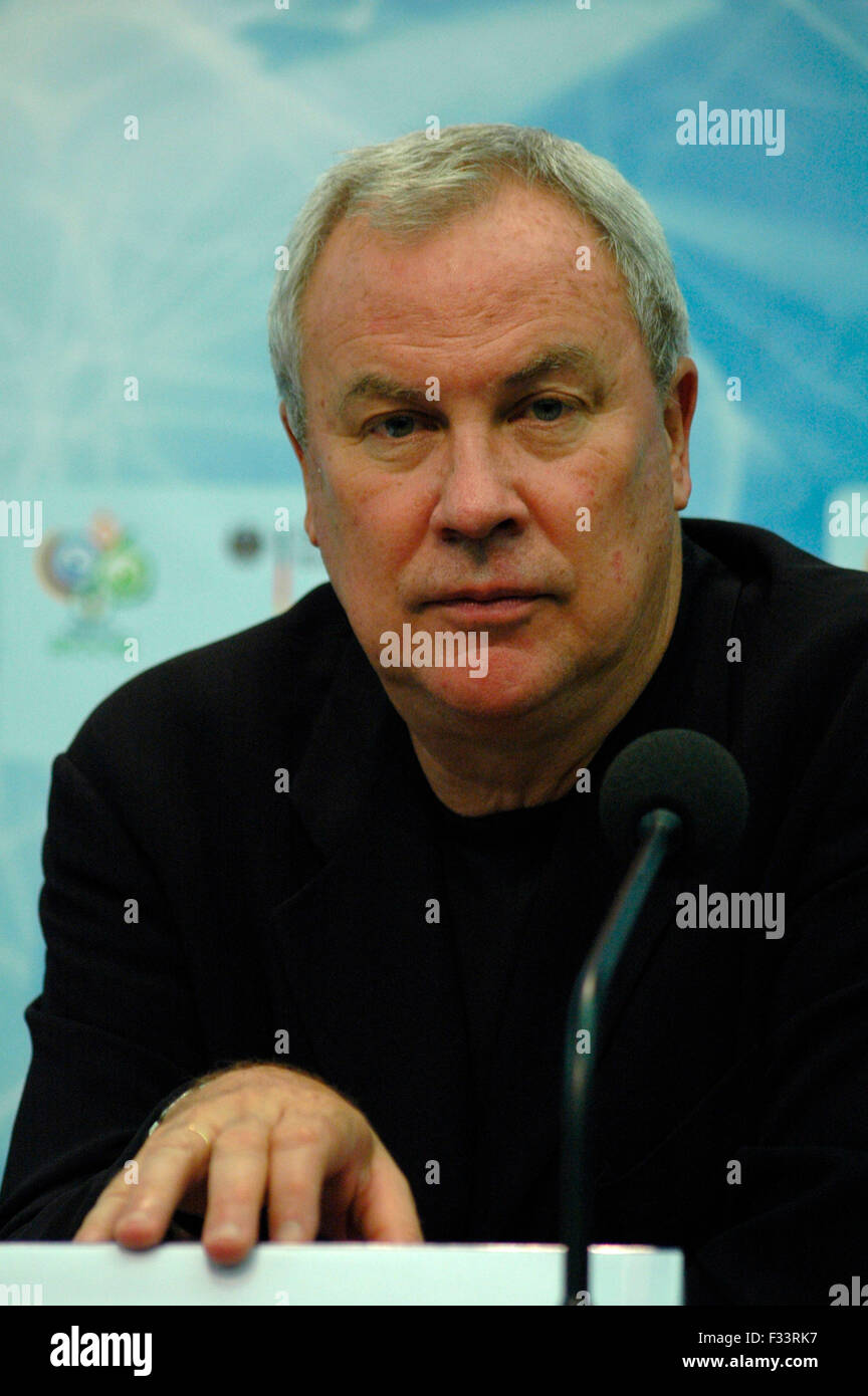 Robert Wilson - Vorstellung des Kulturprogramms zur Fussballweltmeisterschaft 2006 am 1. Settembre 2005 a Berlino. Foto Stock