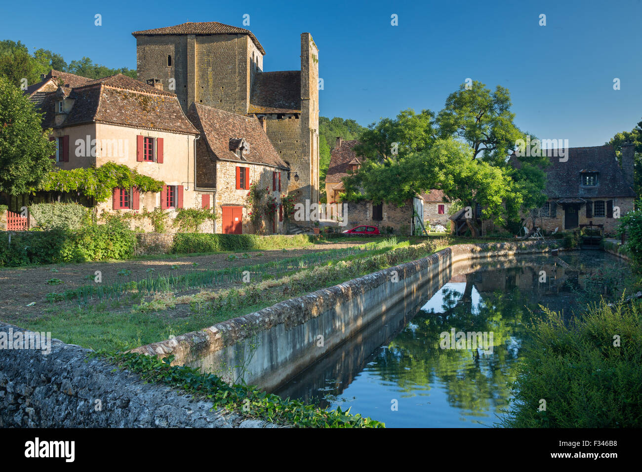 Urval, Pays de Bergerac, Périgord e Dordogna, Aquitaine, Francia Foto Stock