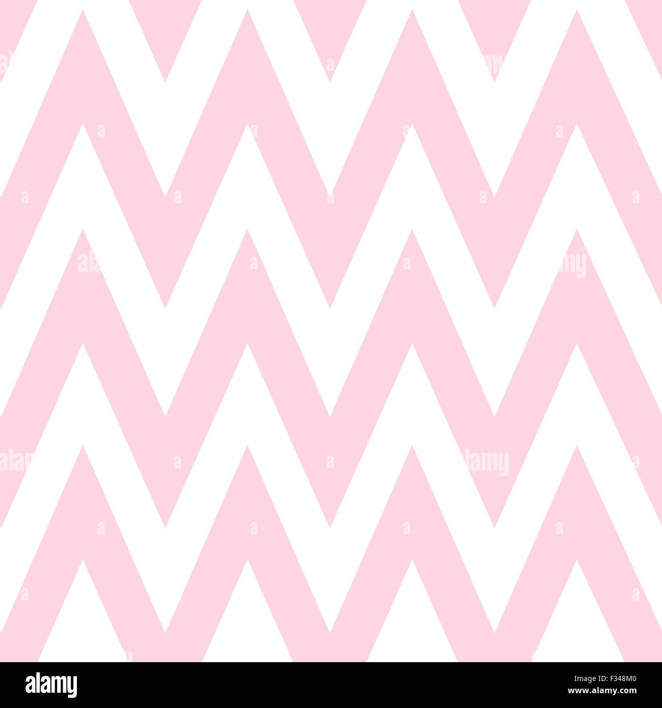 Pattern a zig-zag. Classic chevron seamless pattern rosa. Illustrazione Vettoriale