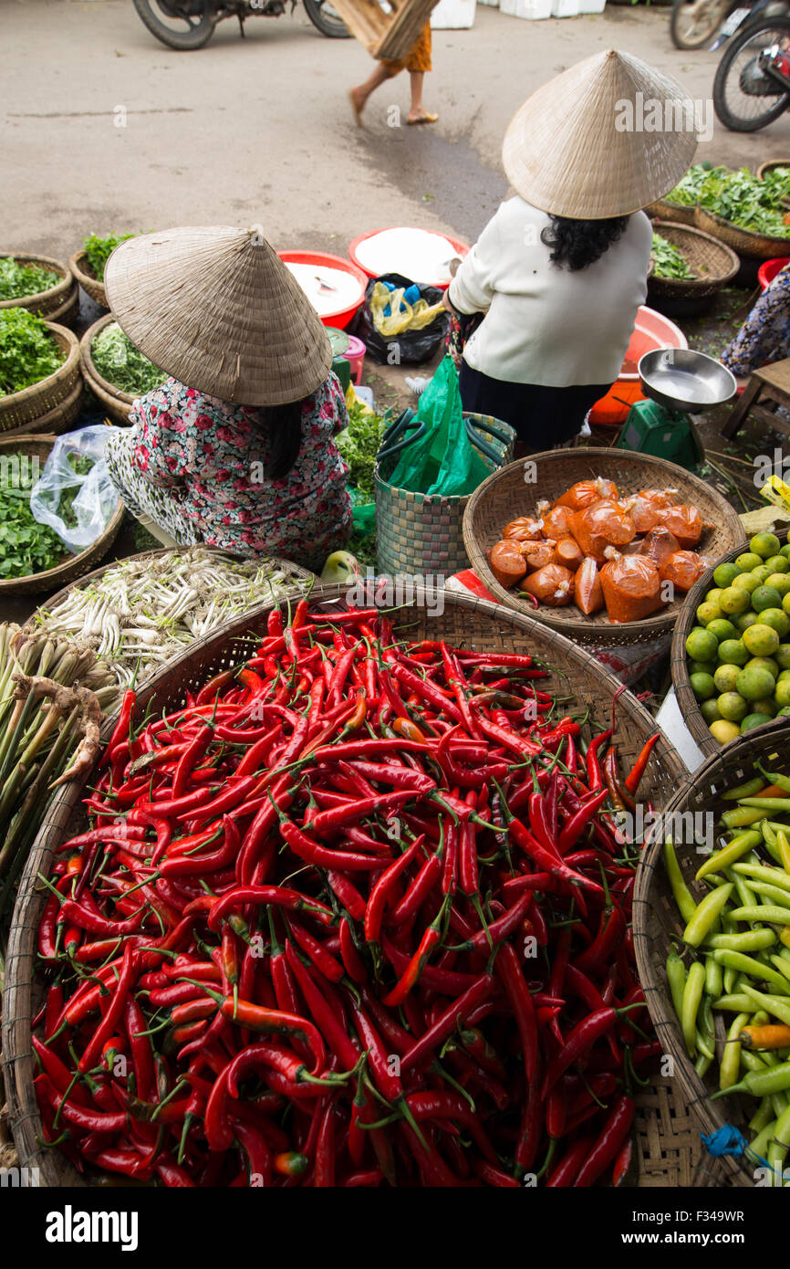 Dong Ba Market, tonalità, Vietnam Foto Stock
