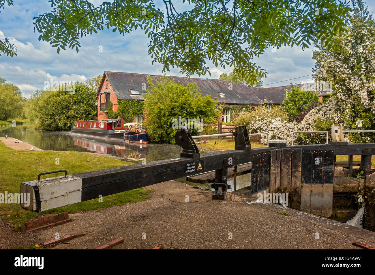 Southcote Mill e bloccare Berkshire REGNO UNITO Foto Stock