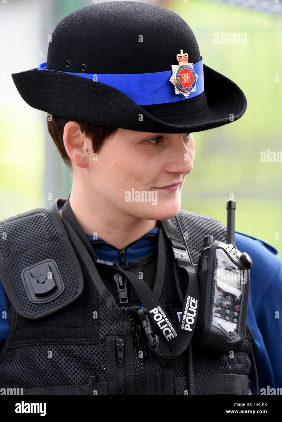 Donna della polizia Foto Stock