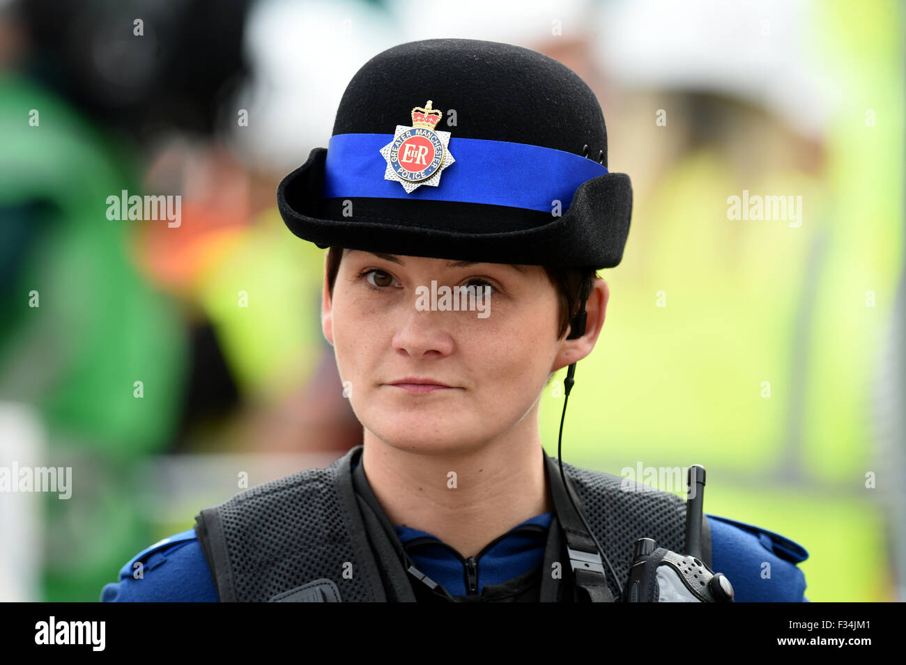 Donna di polizia Foto Stock