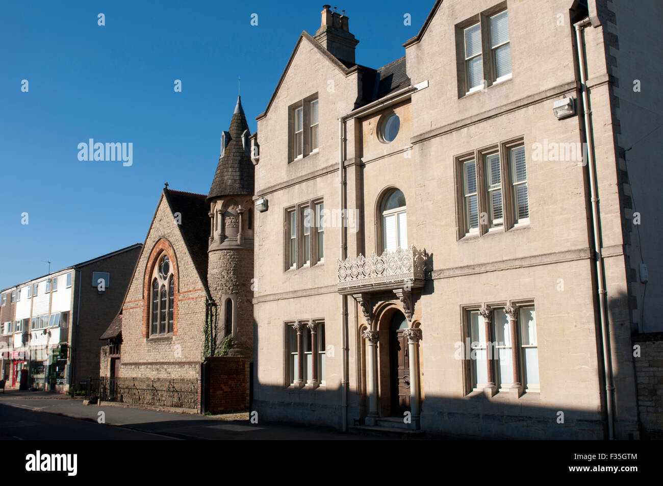 Mill Street, Eynsham, Oxfordshire, England, Regno Unito Foto Stock