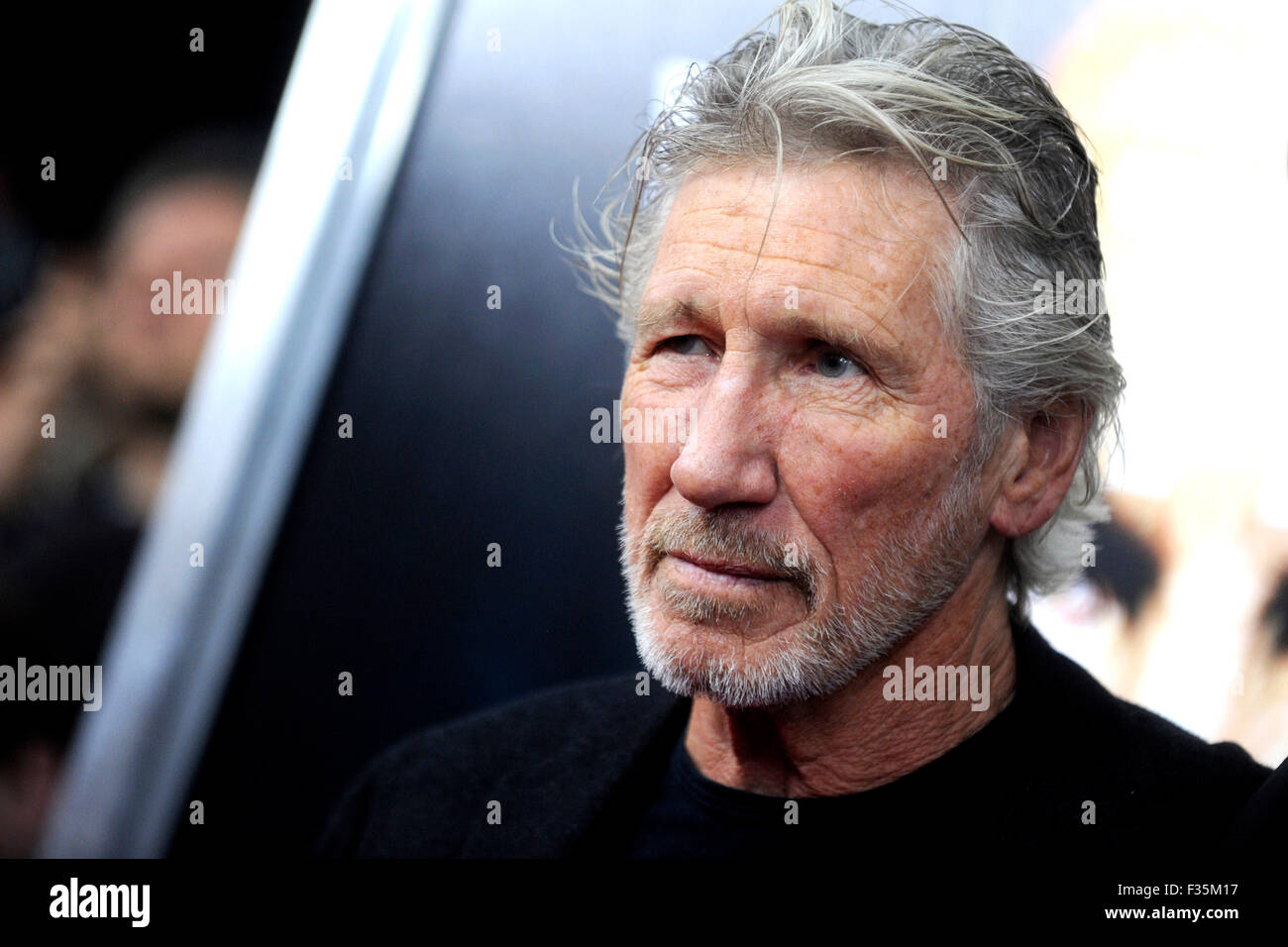 Roger Waters (Pink Floyd) alla premiere del film 'Roger Waters la parete' al Teatro Ziegfeld. New York, 28.09.2015/picture alliance Foto Stock