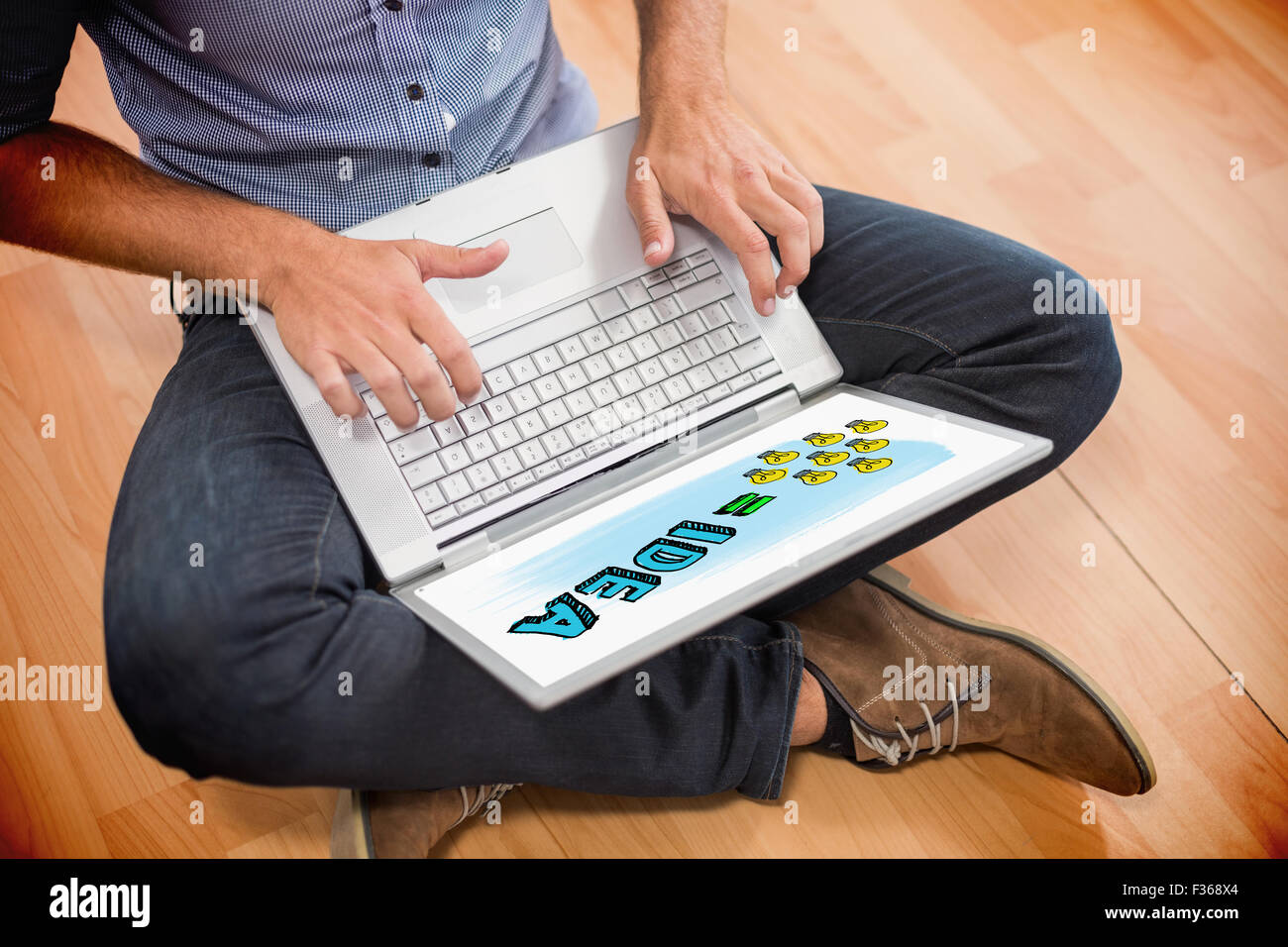 Immagine composita di idea equazione Foto Stock