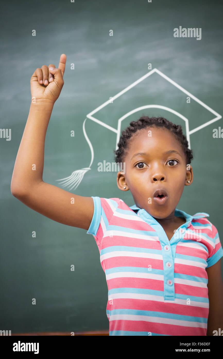 Immagine composita della graduazione vettore hat Foto Stock