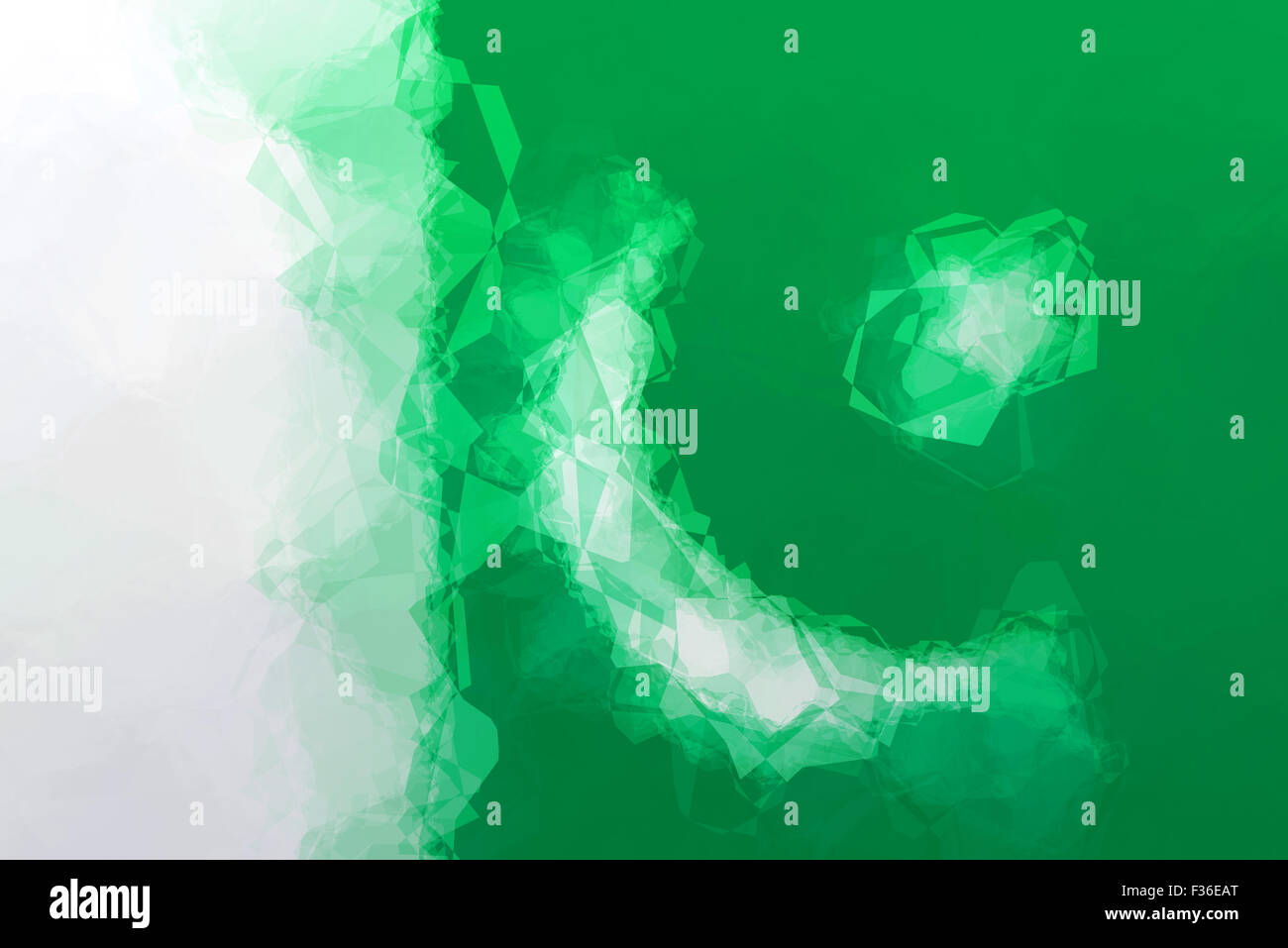 Pakistan - Bandiera triangolare pattern poligonali Foto Stock