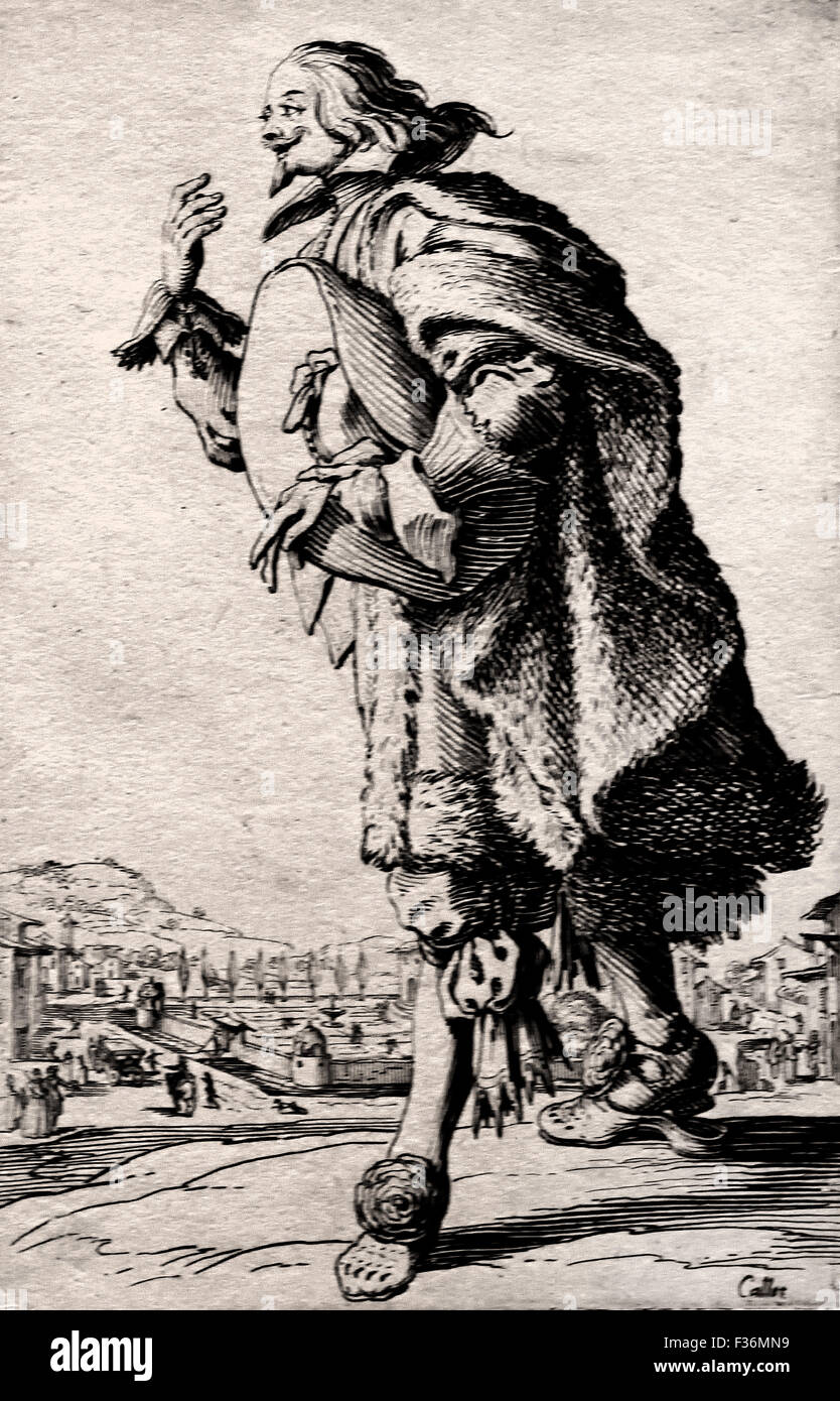 La nobiltà di Lorena 1620-1623 Jacques Callot 1592 - 1635 Francia - Francese Foto Stock