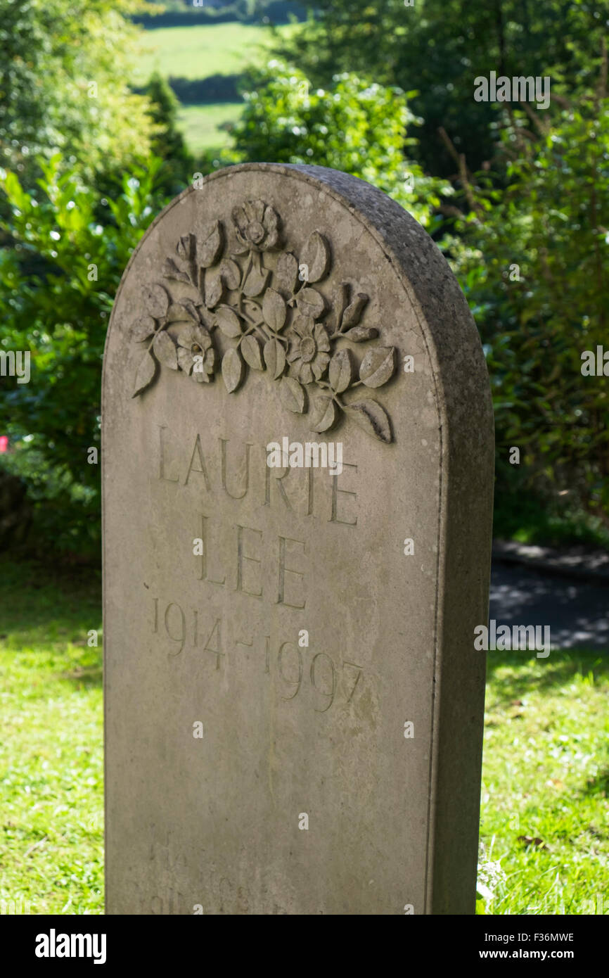 Slad un villaggio in Stroud valli del Cotswolds, la casa del poeta e autore Laurie Lee Foto Stock