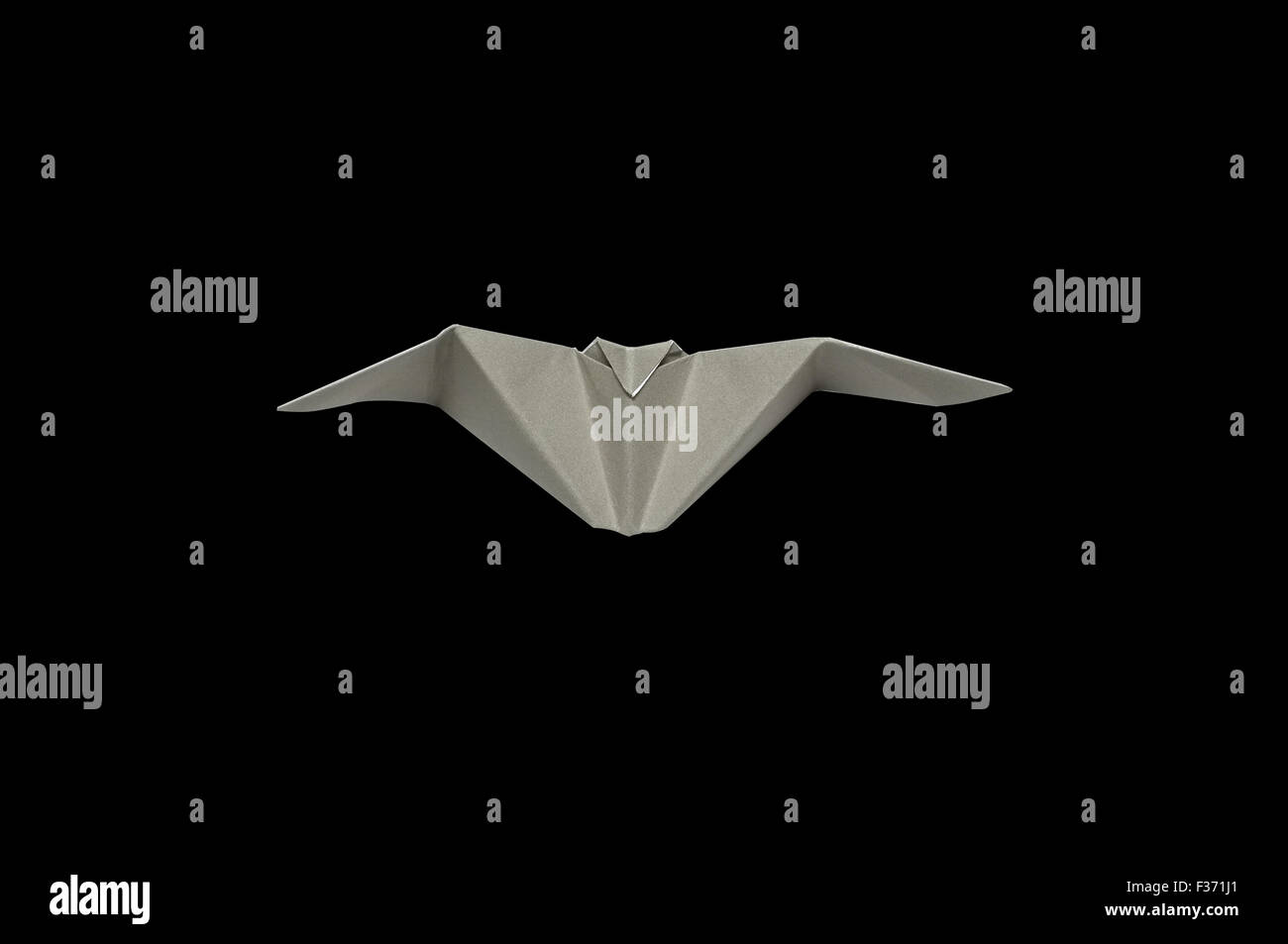 Origami in forma di Bat Foto Stock