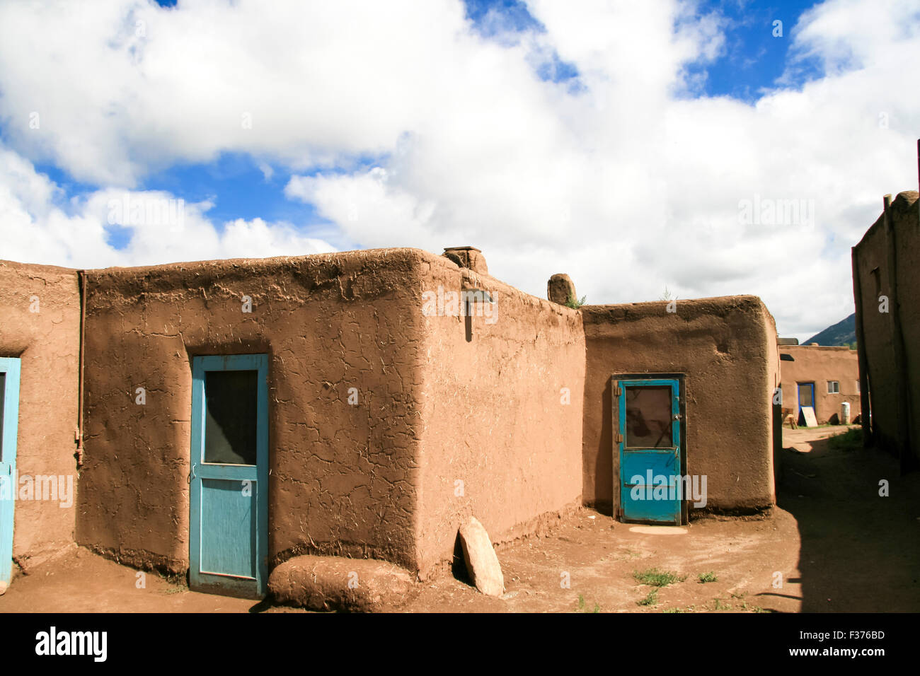 Taos Pueblo nel Nuovo Messico, STATI UNITI D'AMERICA Foto Stock