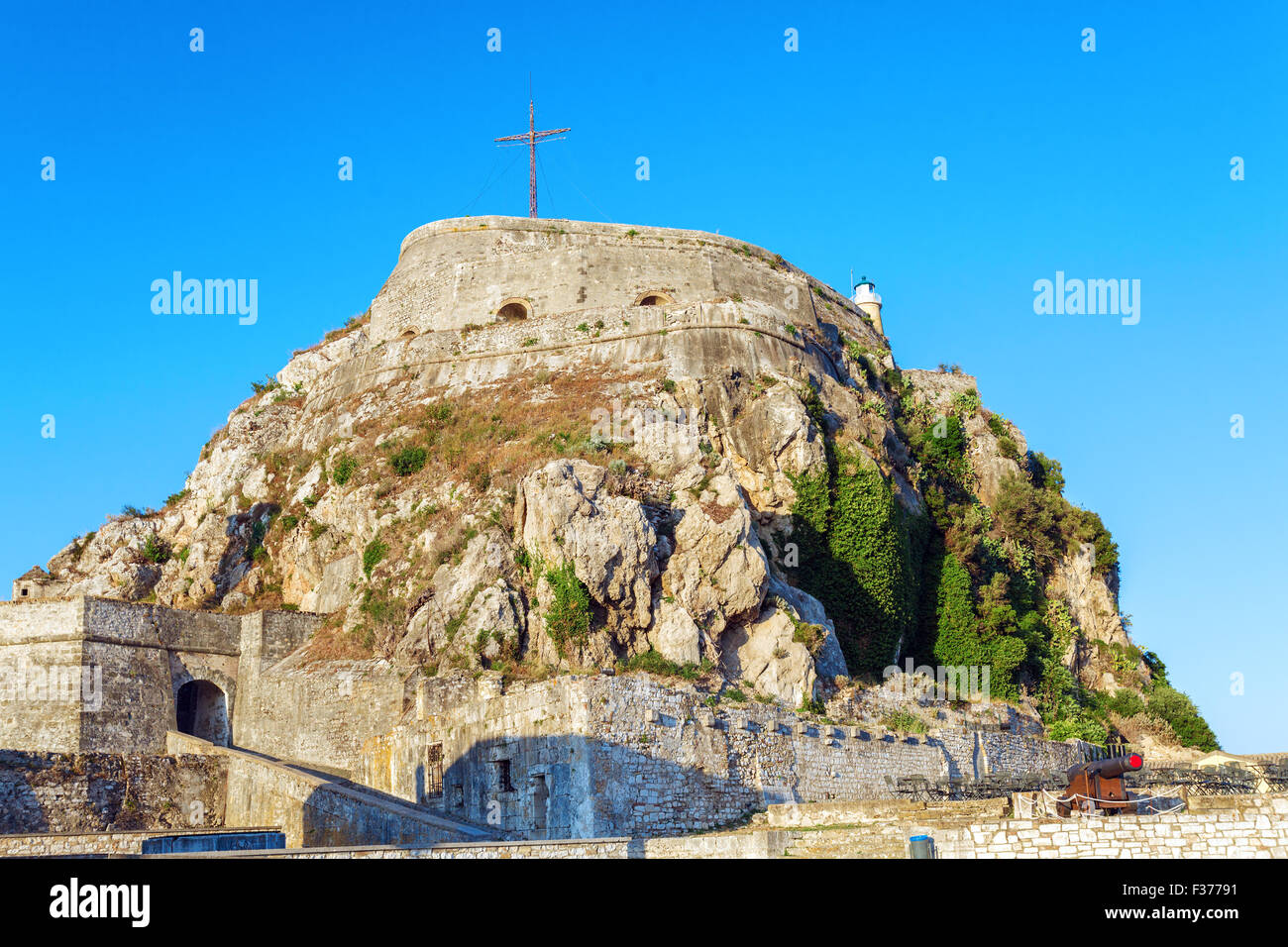 Fortezza vecchia di Corfu', l'isola di Corfù, Grecia Foto Stock