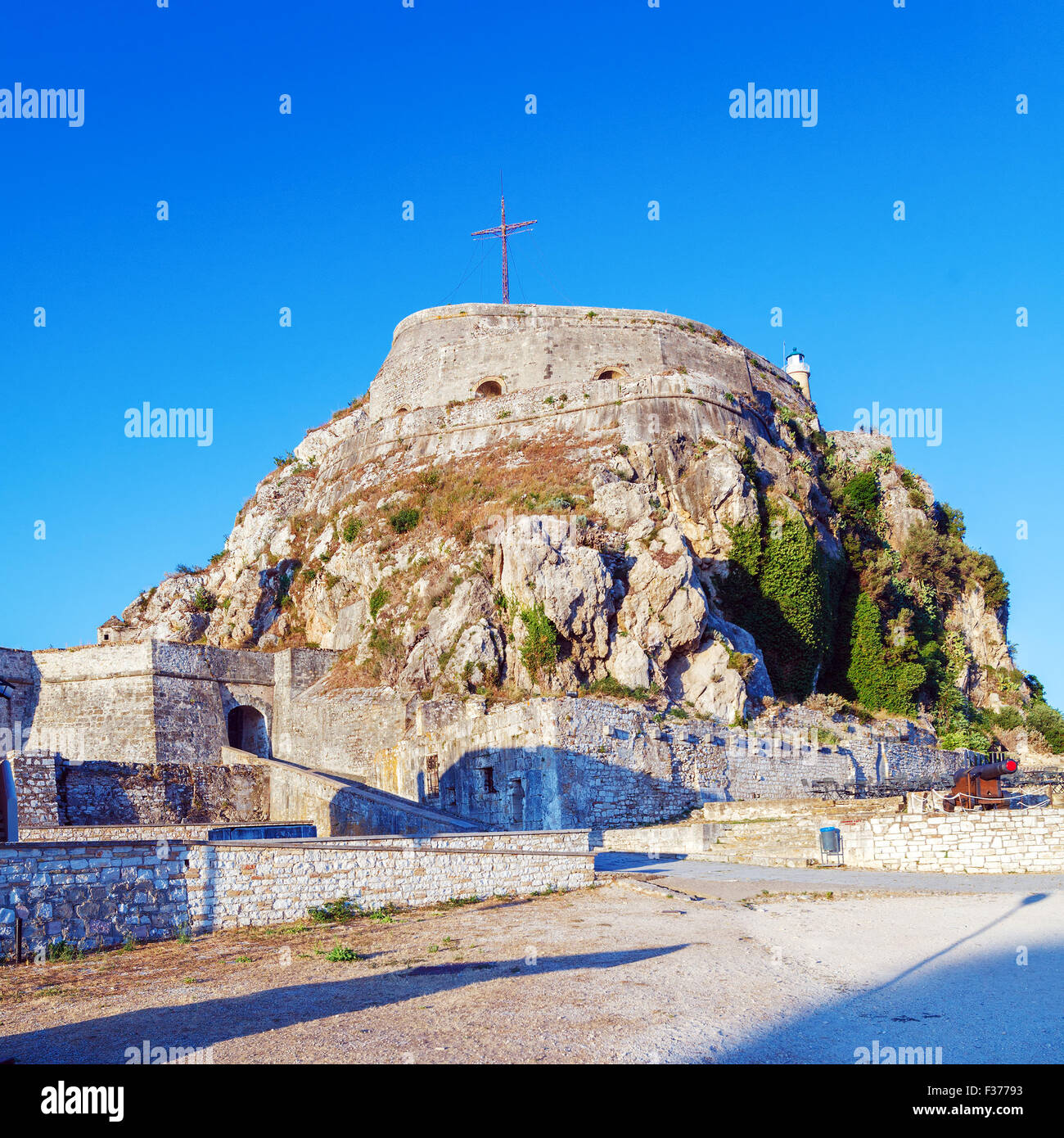 Fortezza vecchia di Corfu', l'isola di Corfù, Grecia Foto Stock