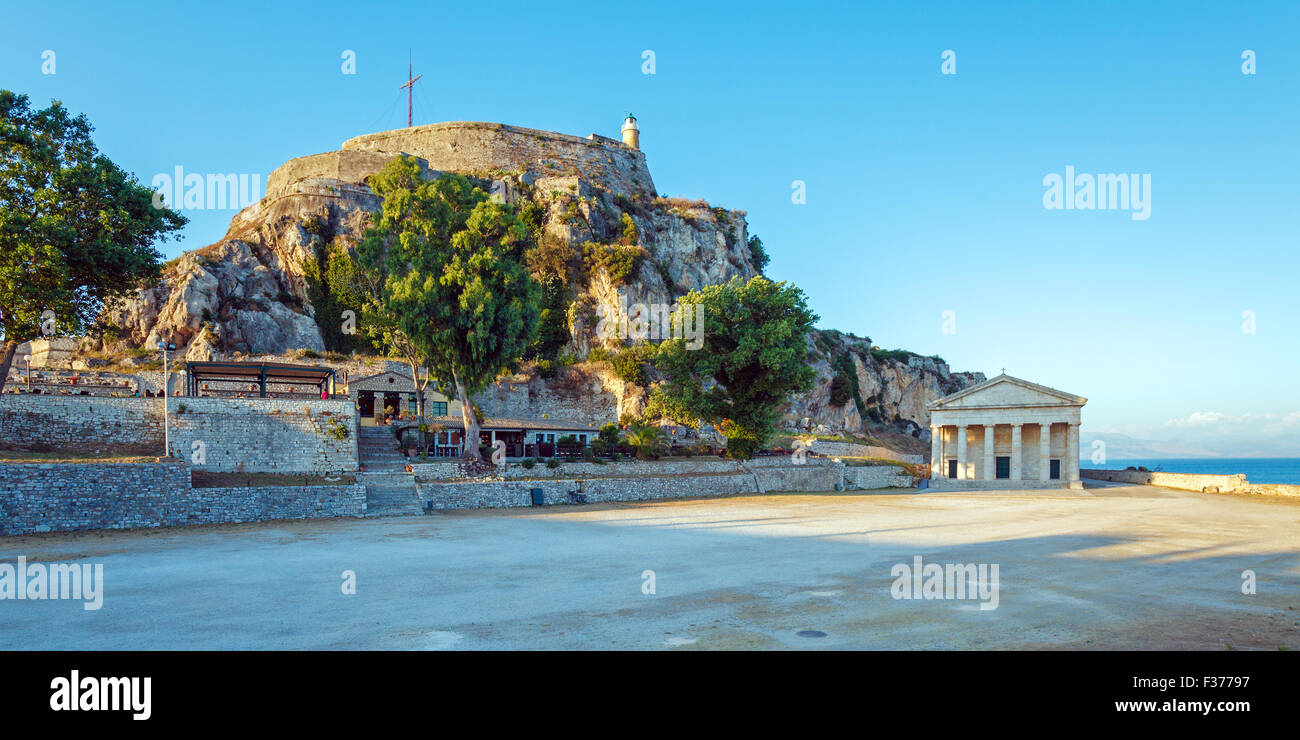 Fortezza vecchia di Corfu', l'isola di Corfù, Grecia Foto Stock