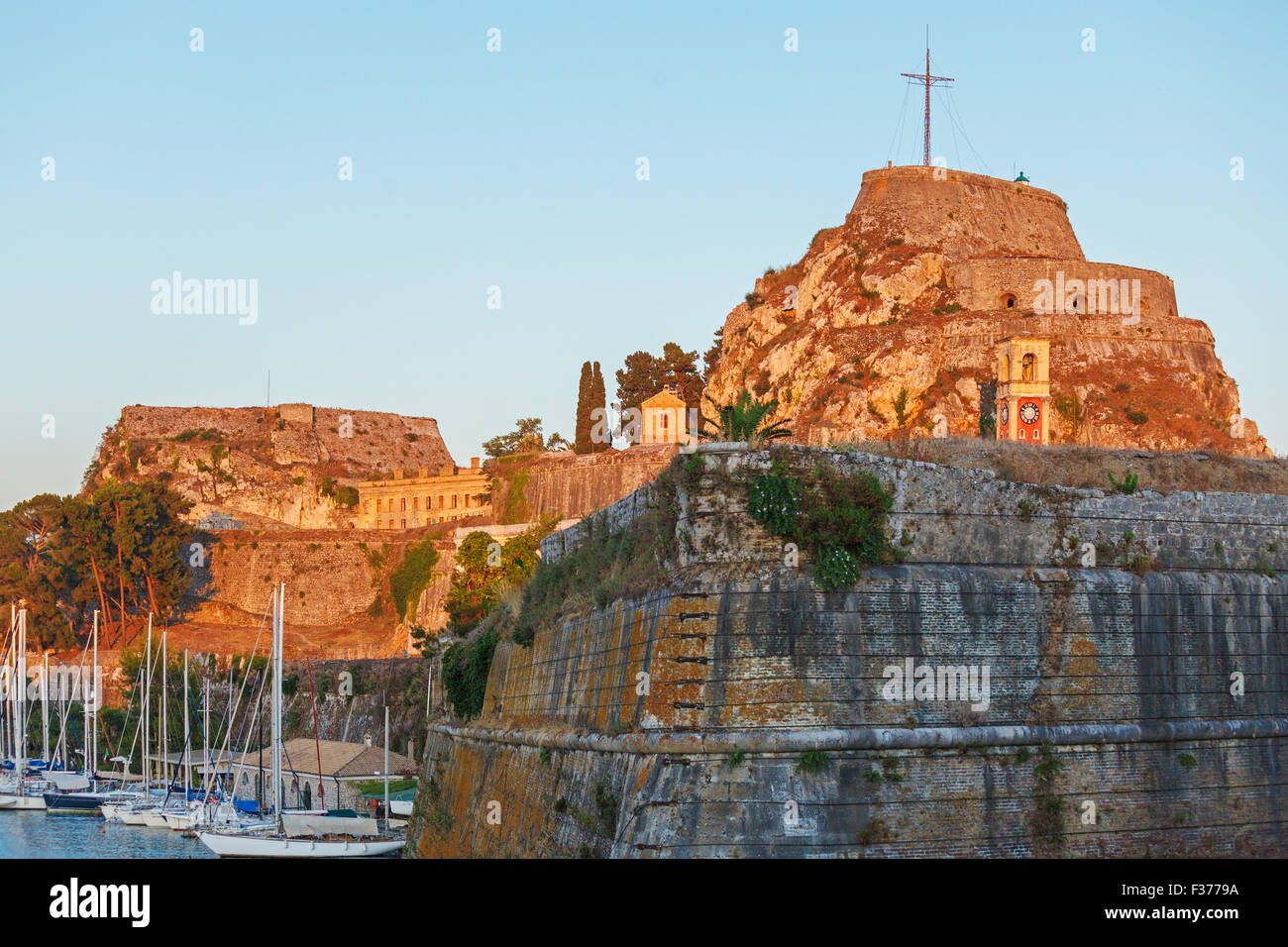 Fortezza vecchia di Corfu', l'isola di Corfù, Grecia Foto Stock