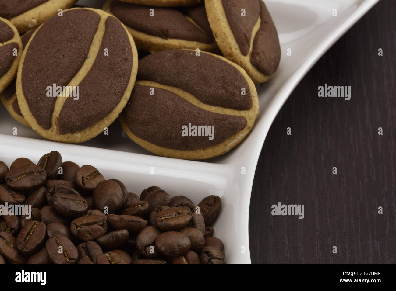 Biscotti caffè Foto Stock
