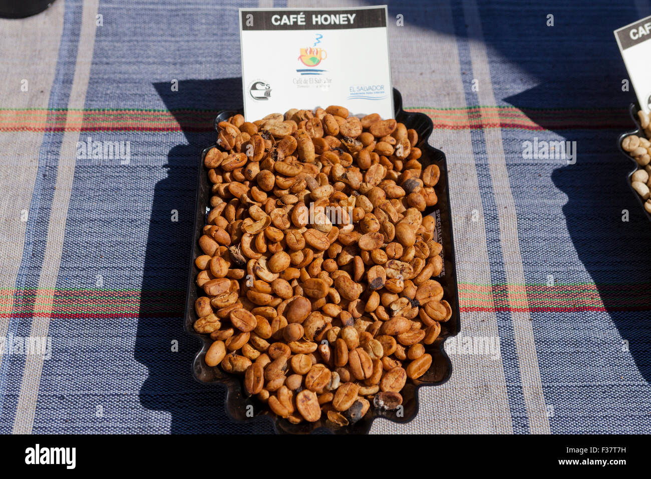 Di Salvadoran chicchi di caffè Foto Stock