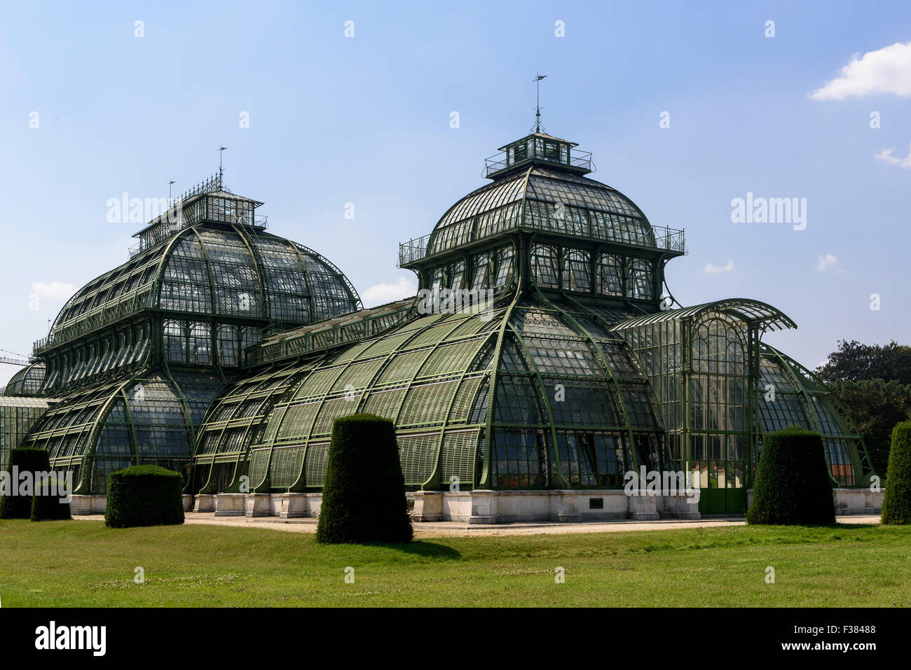 La casa delle palme in summerresidence Schloss Schönbrunn, Vienna, Austria, il patrimonio mondiale Foto Stock
