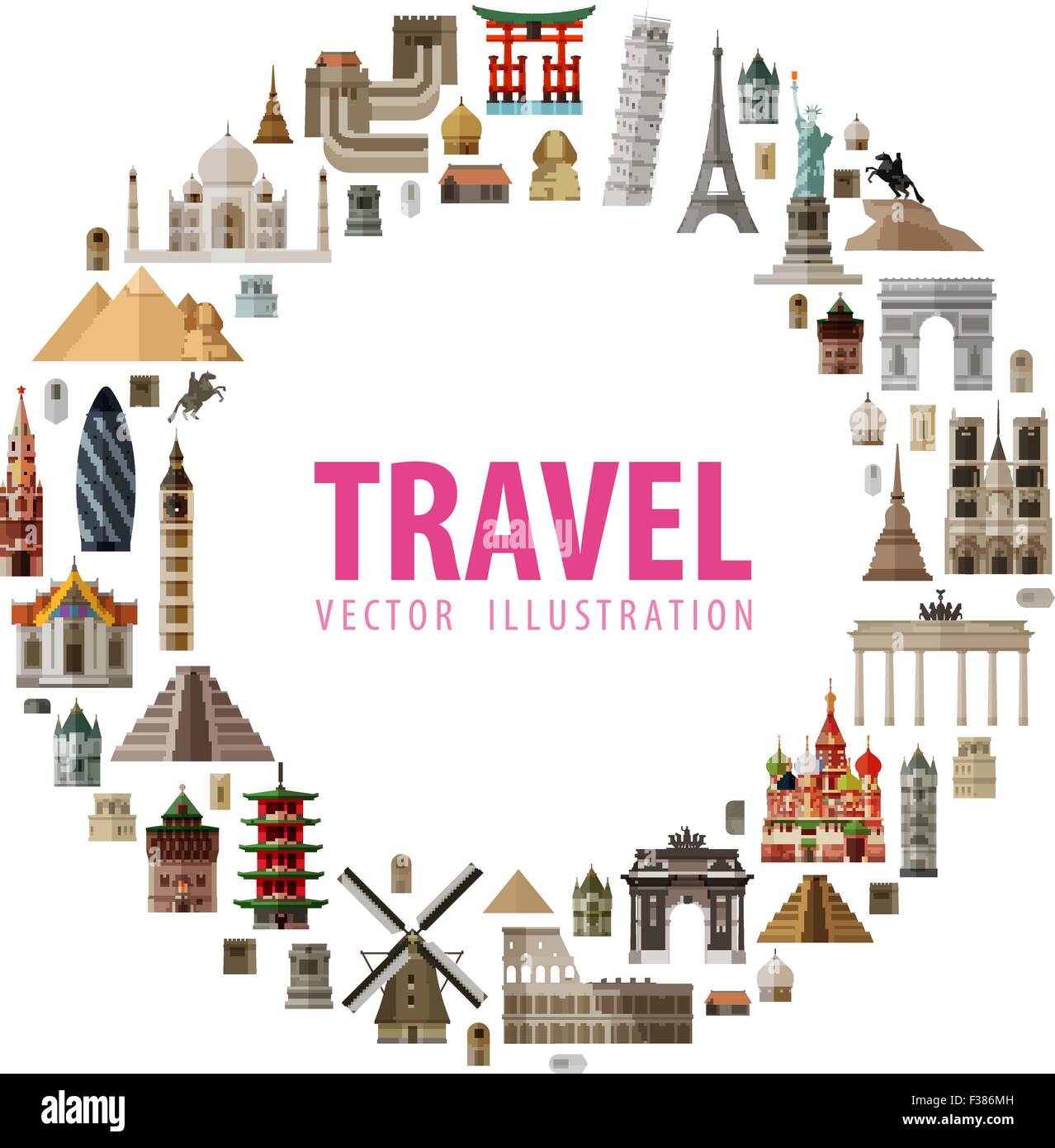 Vettore di viaggio logo design modello. viaggio o vacanza a icona Illustrazione Vettoriale
