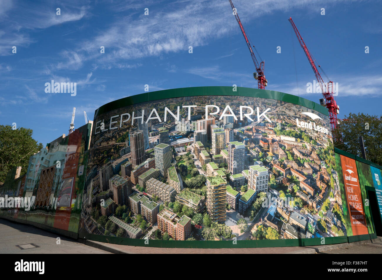 Elefante di riqualificazione del parco Foto Stock