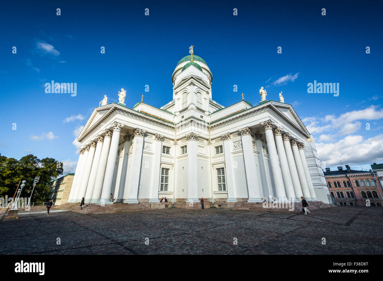 La Cattedrale di Helsinki, a Helsinki in Finlandia. Foto Stock