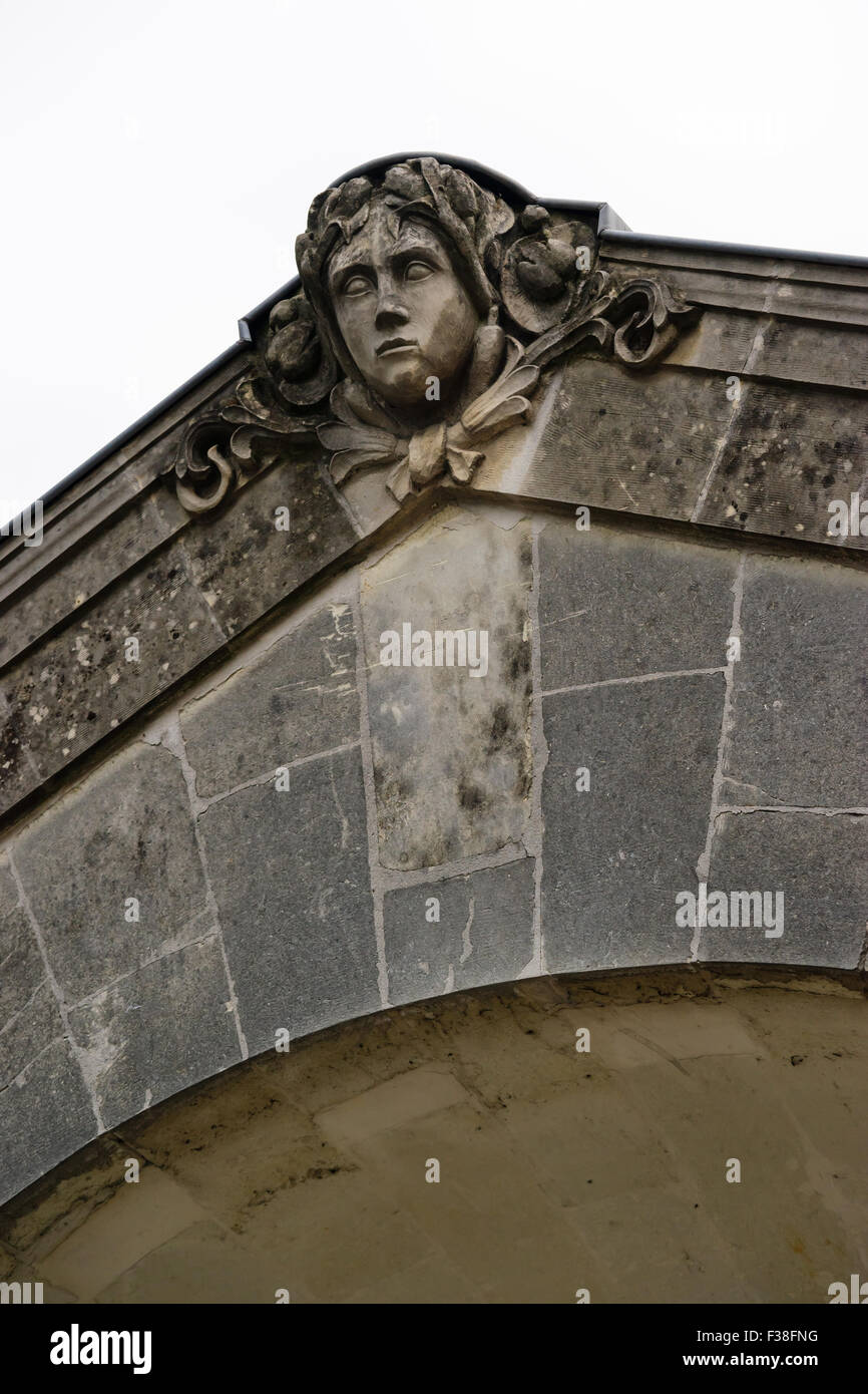 Le caratteristiche architettoniche Foto Stock