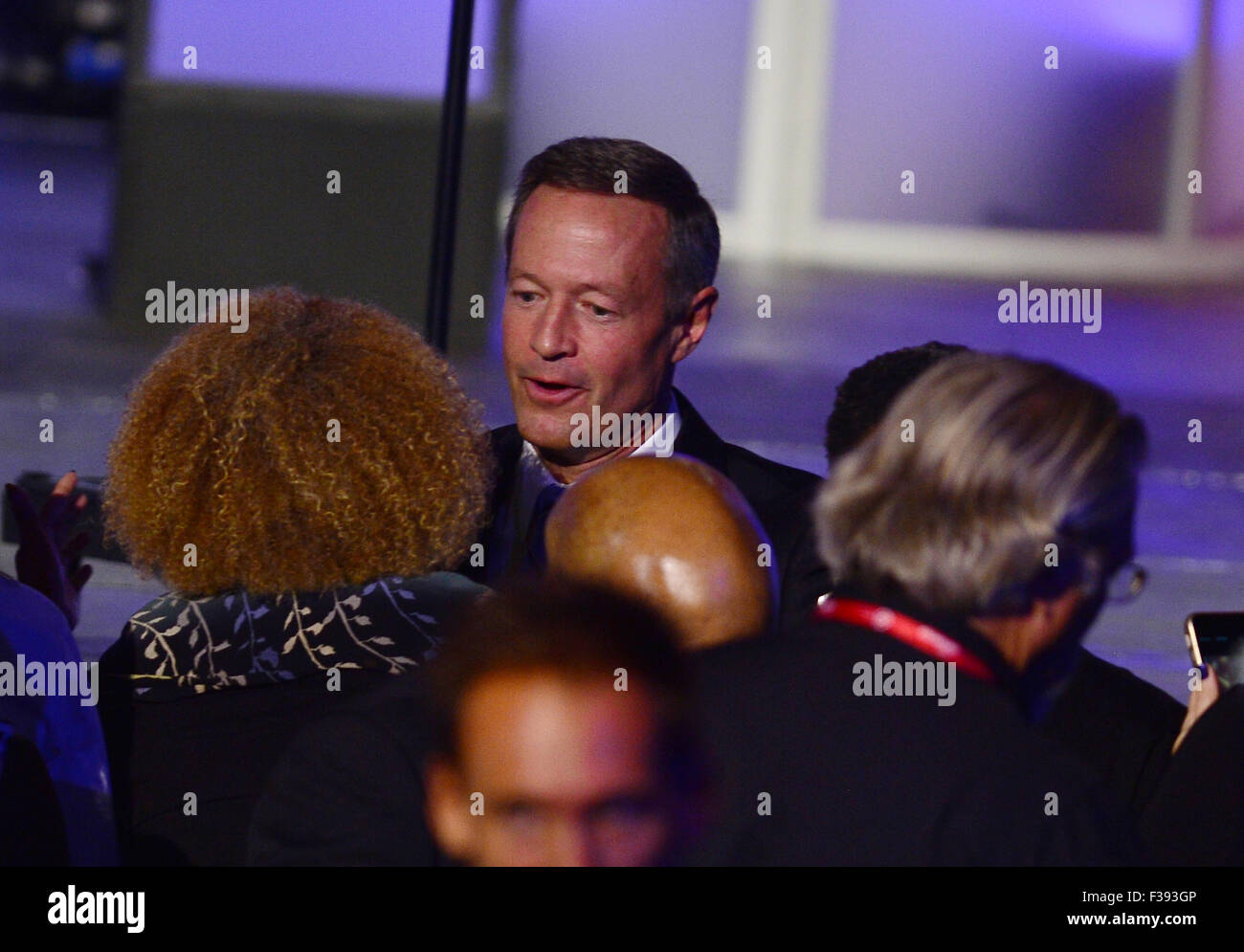 Martin O'Malley parla durante i candidati presidenziali seduta plenaria della National Urban League Conferenza a Fort Lauderdale Convention Center offre: presidenziale democratico promettente ex Maryland Gov. Martin O'Malley dove: Fort Lauderdale, Flo Foto Stock