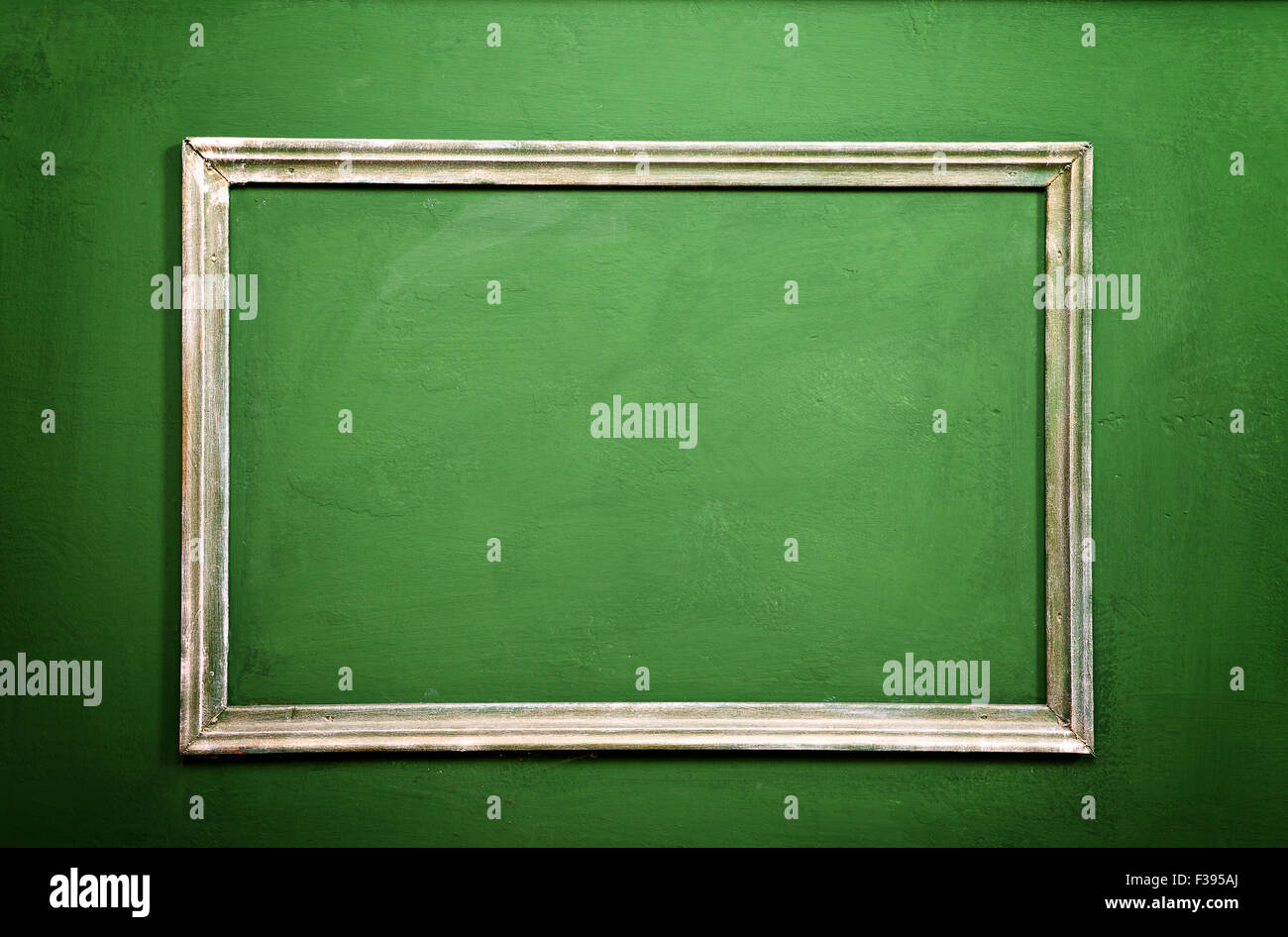 Vintage ellement dal retro camera verde. Ricco interno. Stile di lusso Foto Stock