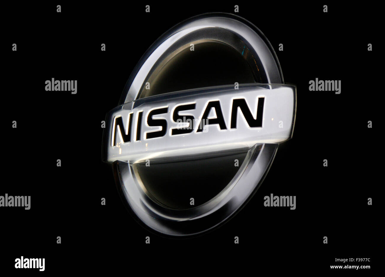 Markenname: 'Nissan', Berlino. Foto Stock