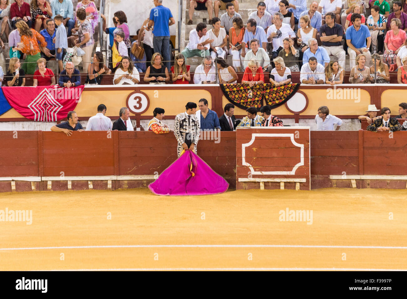 Corride in Spagna / Corrida de Toros en España Foto Stock