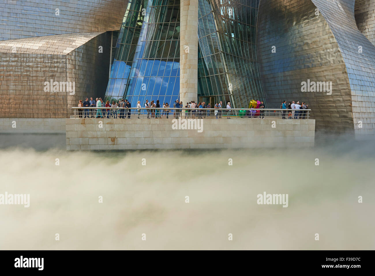 Museo Guggenheim, Bilbao, Biscaglia, Paesi Baschi, Spagna, Europa Foto Stock