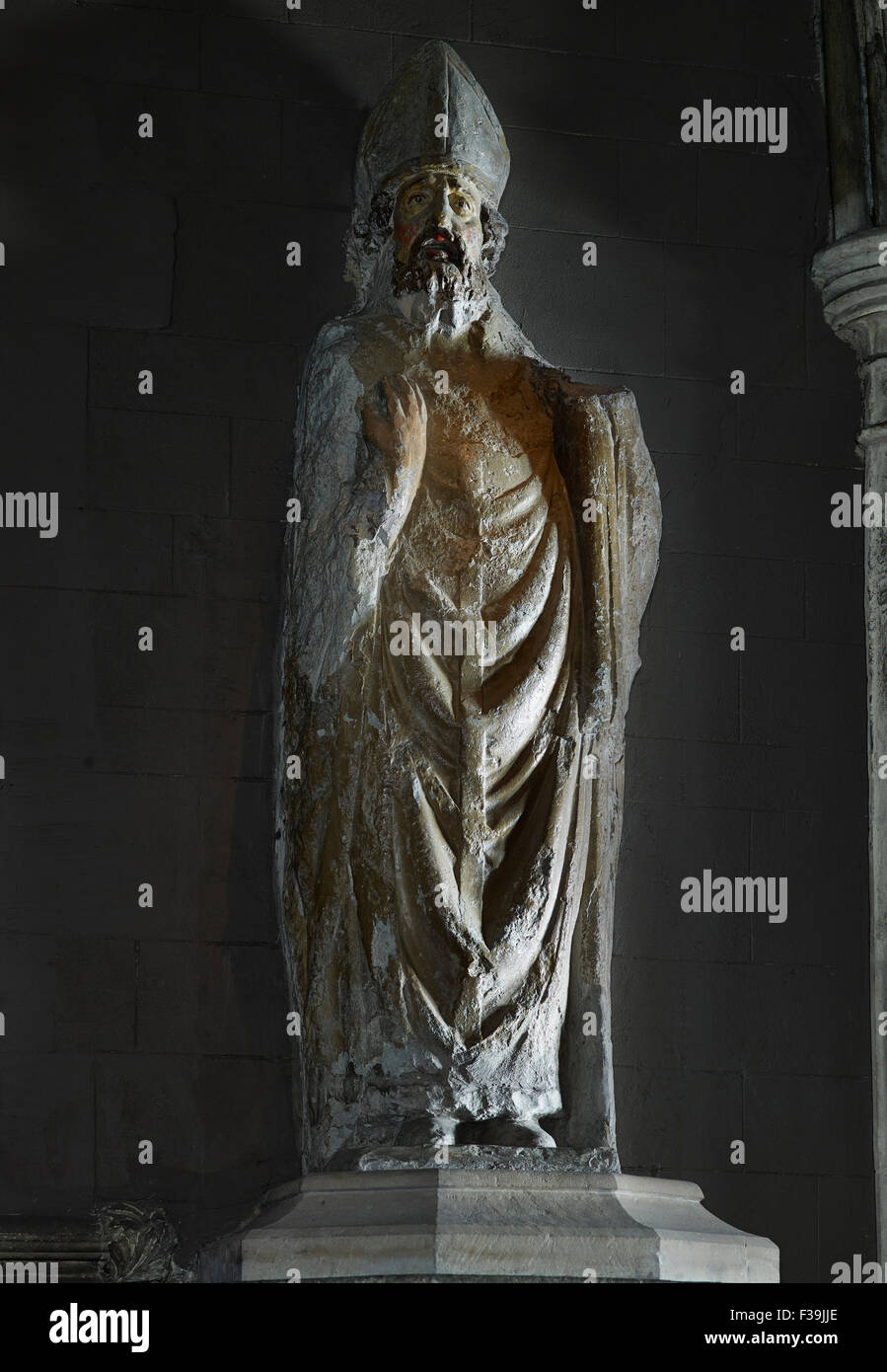 La Cattedrale di St Patrick statua di San Patrizio Foto Stock