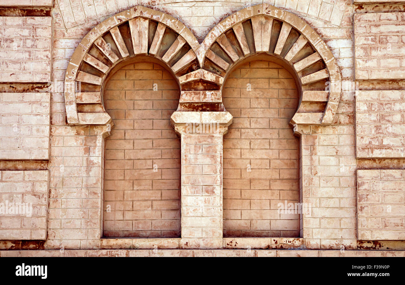 Il doppio di nicchia in antica casa a Cadice (Gran teatro falla) Foto Stock