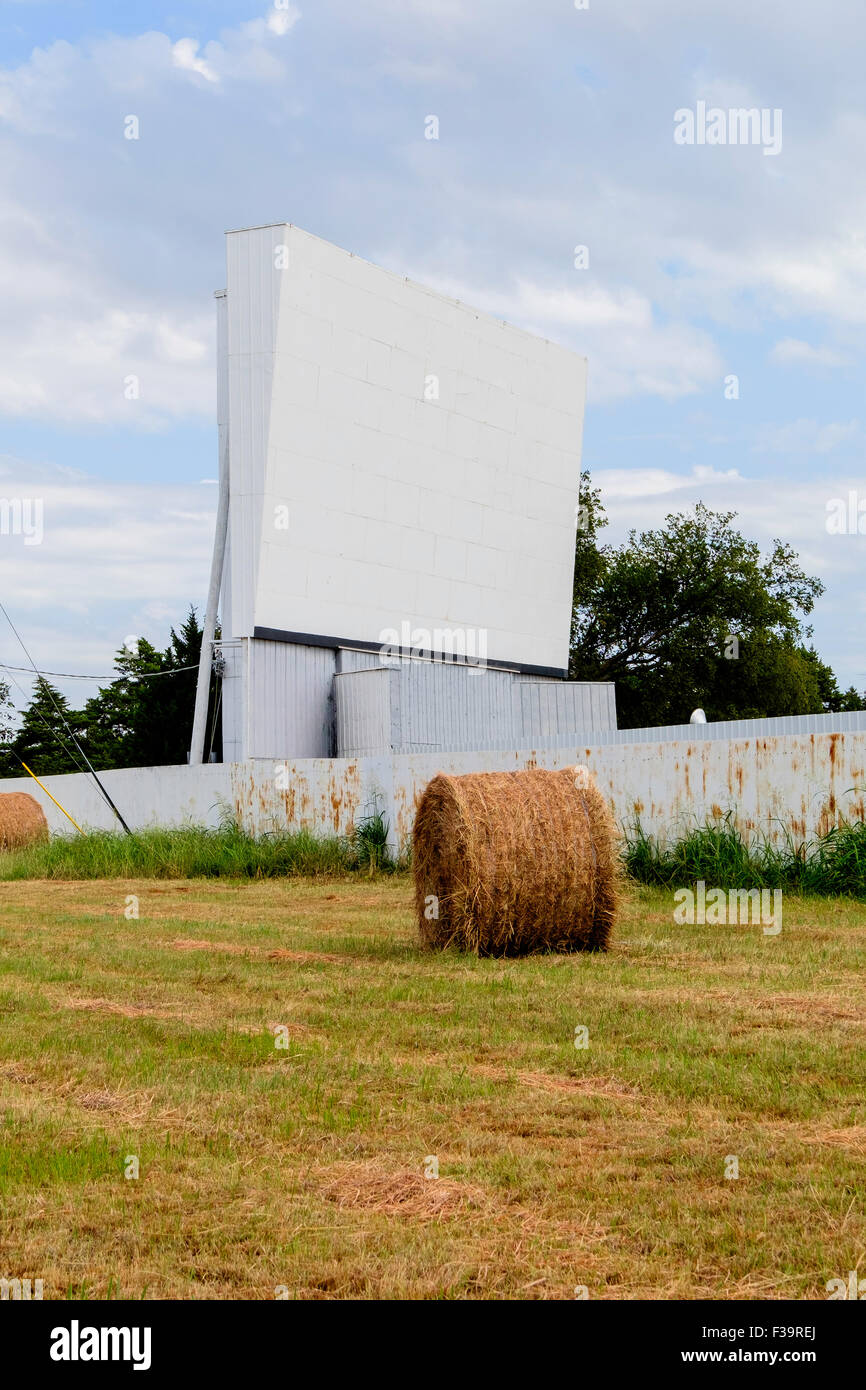 Comando faro rotante nel teatro in Guthrie, Oklahoma, Stati Uniti d'America. Uno di una manciata di sinistra dello stato. Questo è uno stato che va dal 1950. Foto Stock