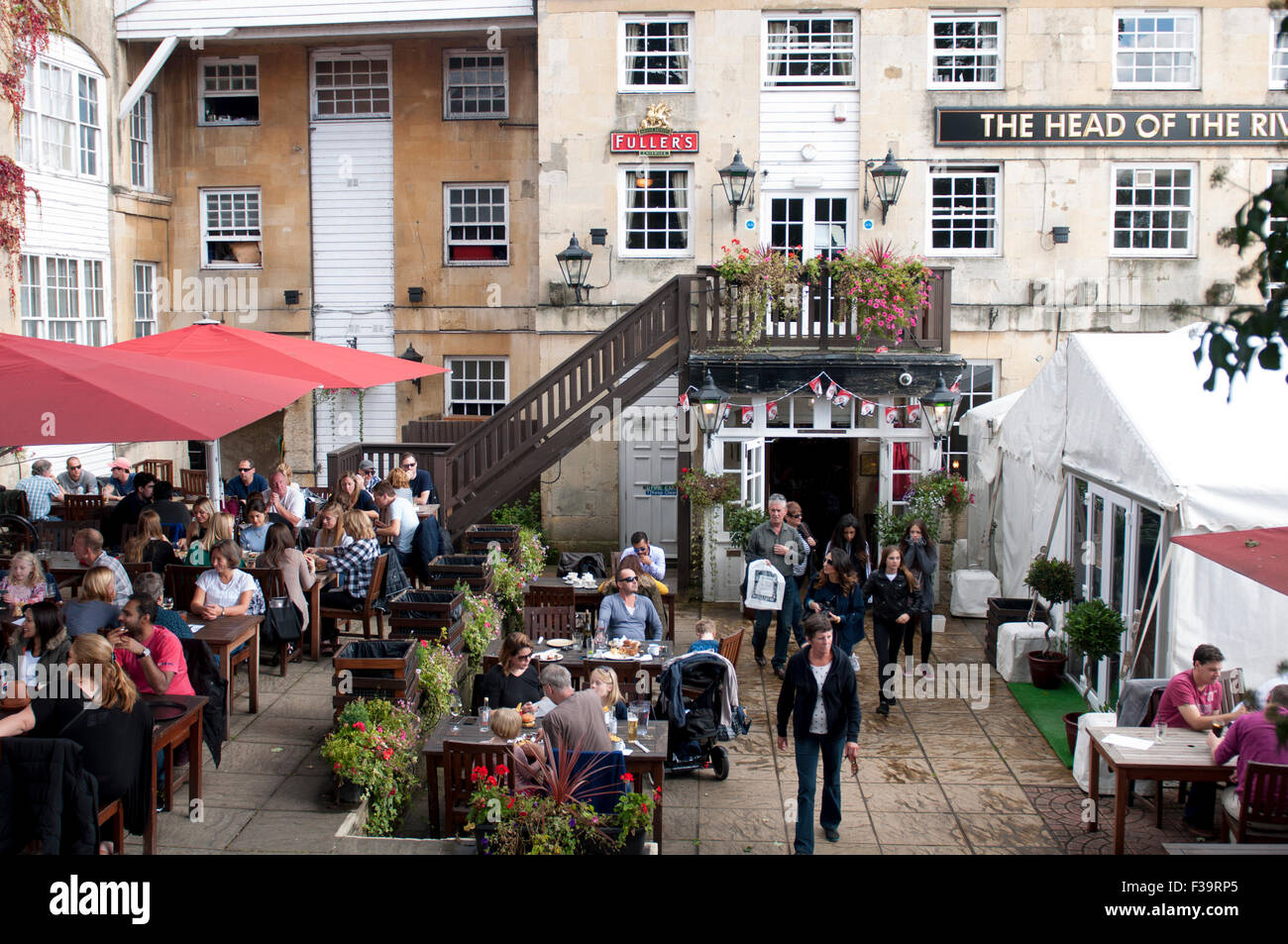 La testa del fiume pub, Oxford, England, Regno Unito Foto Stock